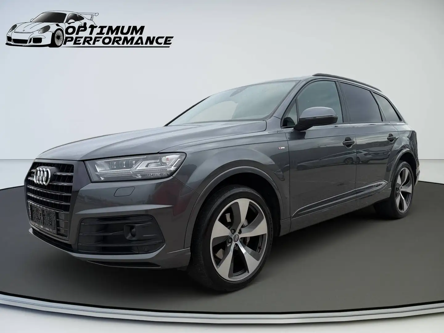 Audi Q7 e-tron 3.0 TDI quattro S-Line Grau - 1