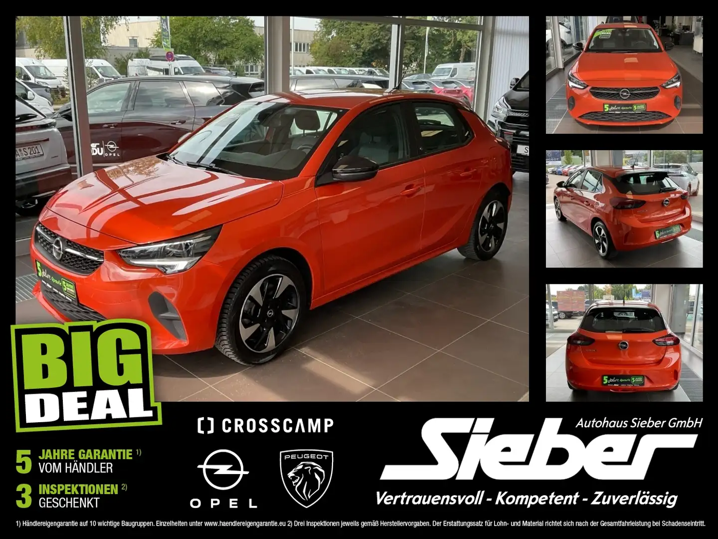 Opel Corsa F Edition SITZHZG*TEMPOMAT*REGENSENSOR Orange - 1