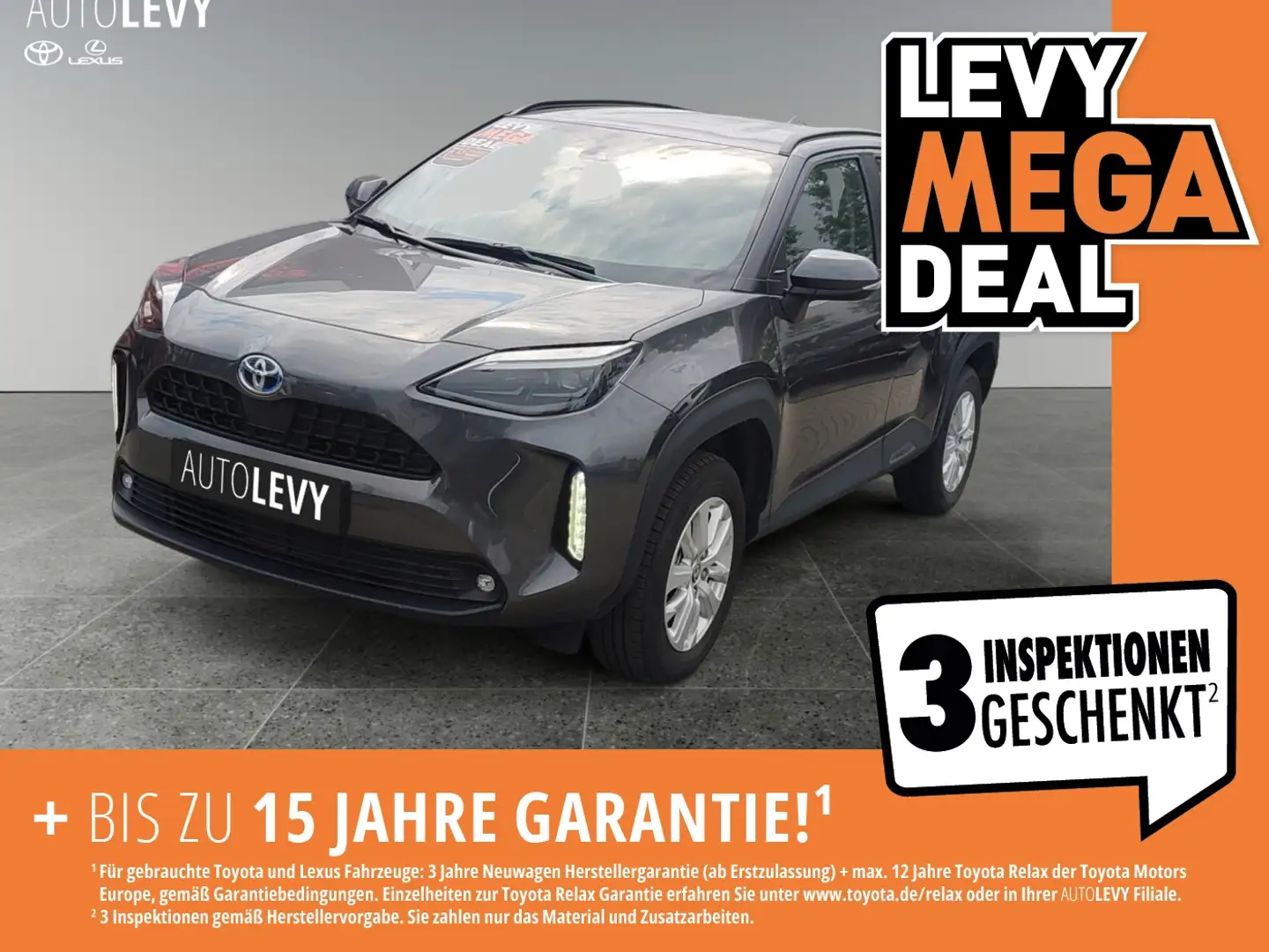 Toyota Yaris Cross 1.5 Hybrid Active HUD*LED*SHZG*NAVI* Grijs - 1