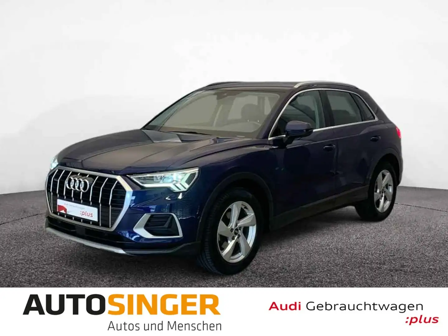 Audi Q3 advanced 35 TDI qua S tronic AHK*NAVI*LED*B&O Bleu - 1