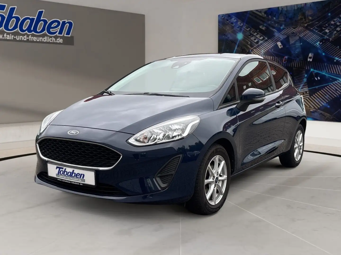 Ford Fiesta 1.0 EcoBoost Trend S/S (EURO 6d-TEMP) Tre Bleu - 1