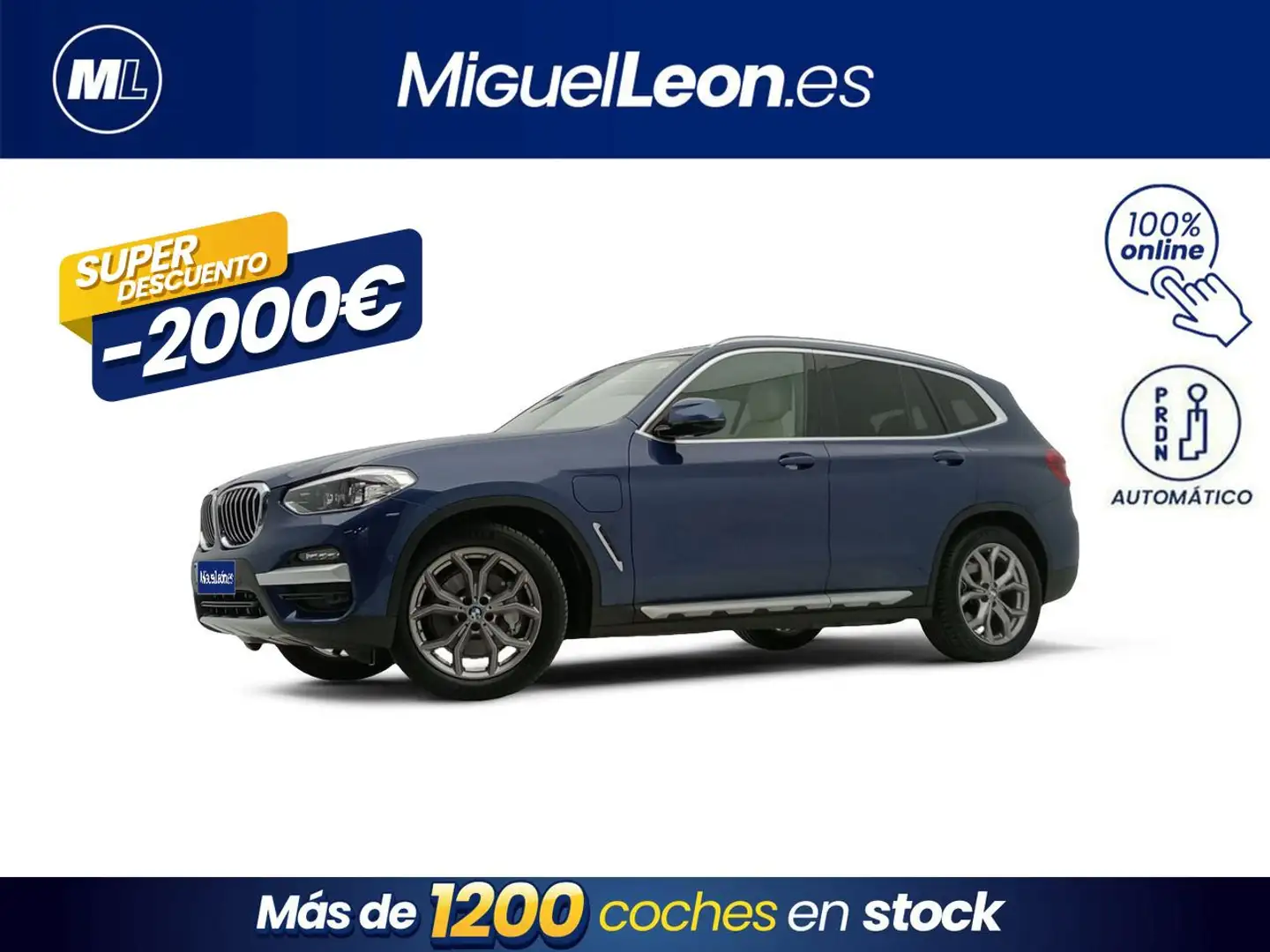 BMW X3 xDrive30e Azul - 1