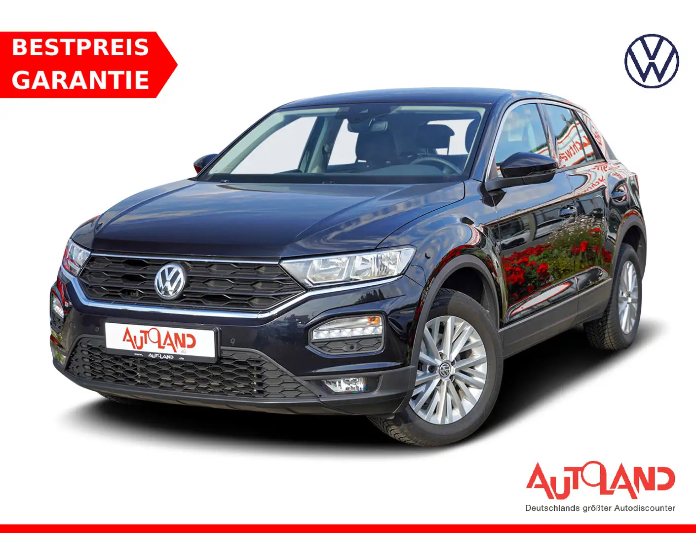 Volkswagen T-Roc 1.0 Klimaaut. Sitzheizung Spurhalte DAB Noir - 1