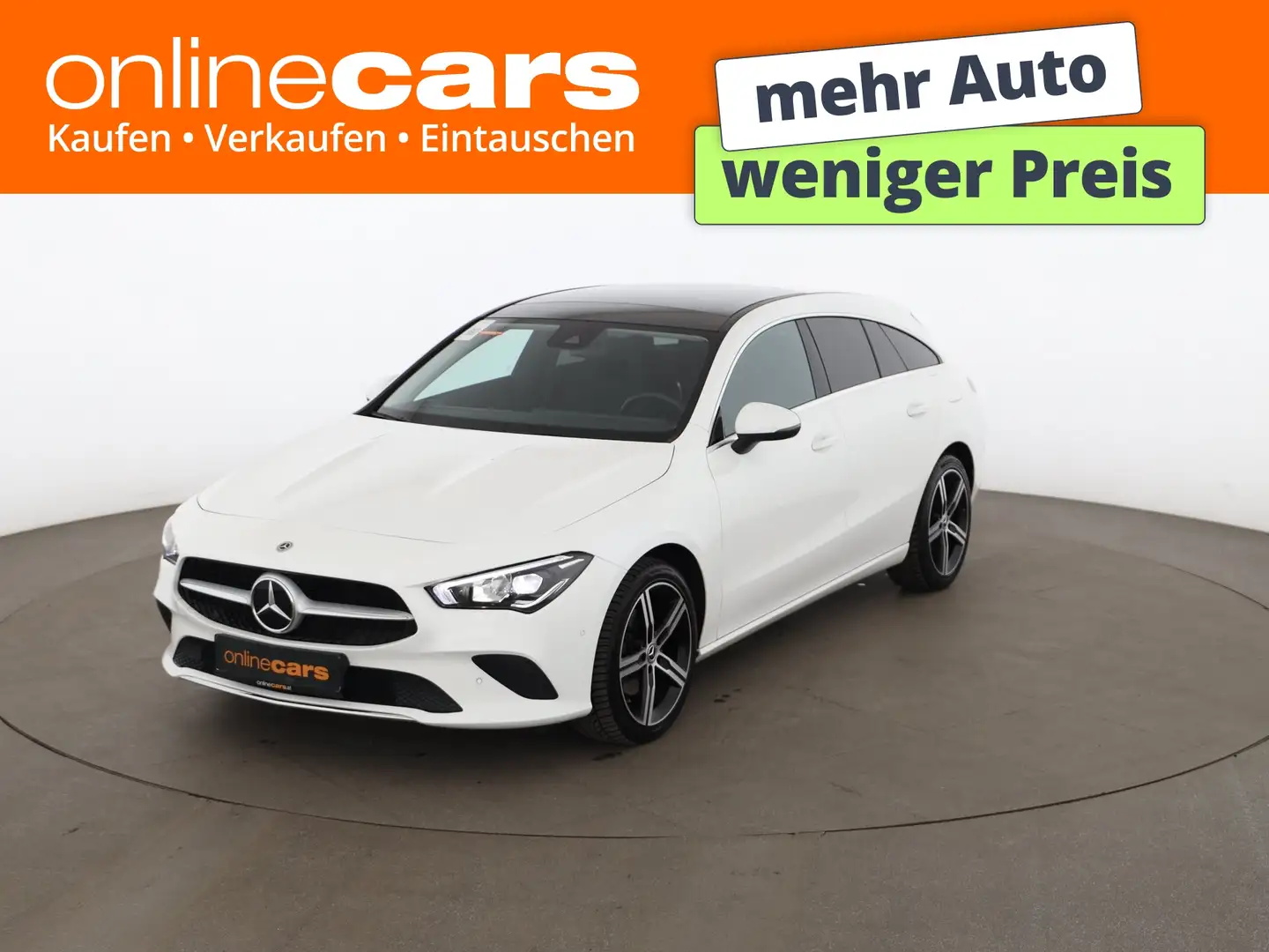 Mercedes-Benz CLA 200 d SB 4Matic Progressive AUT LED SKY LEDER Weiß - 1