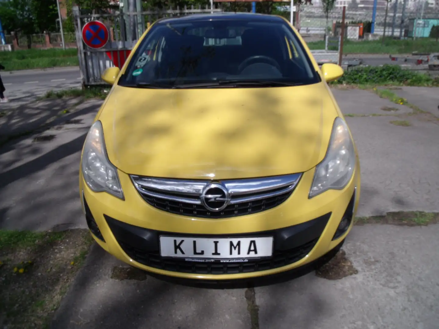 Opel Corsa 1.4 16V Navi,Alu,Klima,TÜV Neu,NR Жовтий - 2
