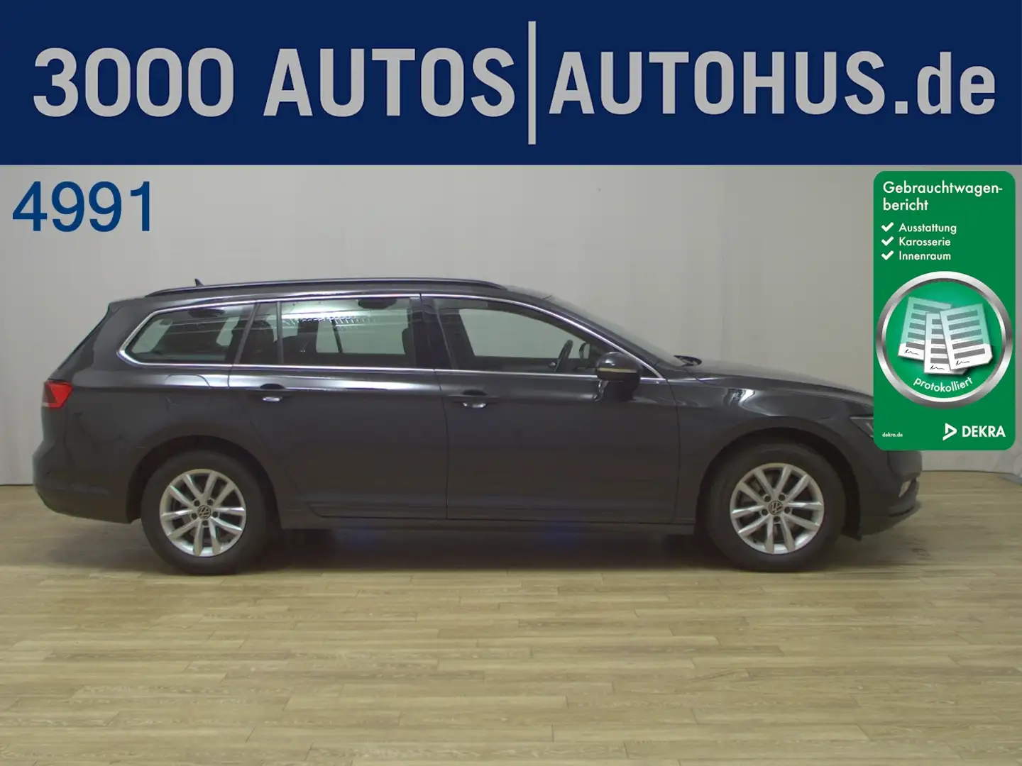 Volkswagen Passat Var. 2.0 TDI Business Navi LED Pano RfK Grau - 1