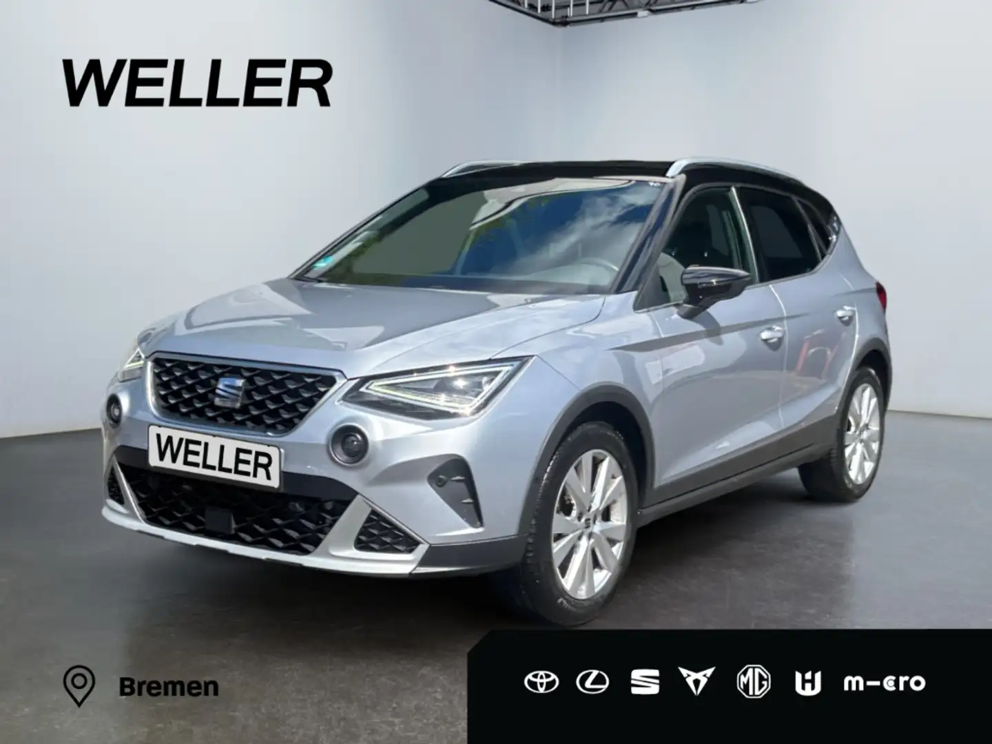 SEAT Arona 1.0 TSI Xperience *LED*Beats*Virtual*RCAM* Silber - 1