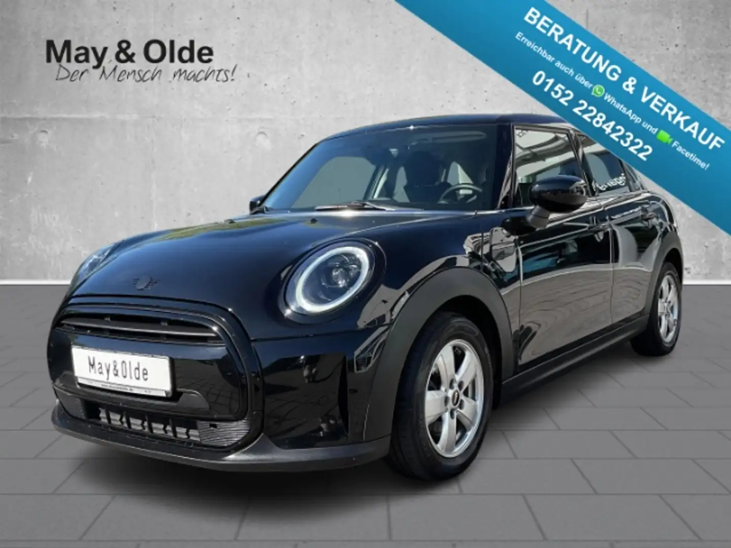 MINI One 5-Türer T-Leder Navi LED SHZ PDC Klimaaut Komfortz Nero - 1