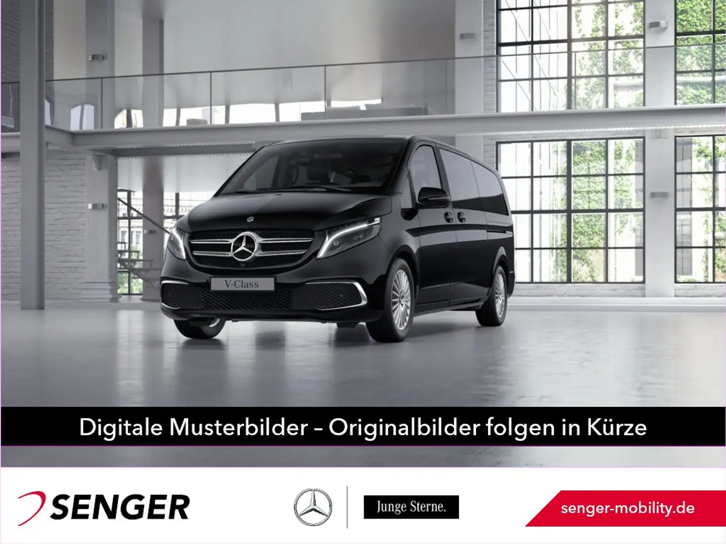 Mercedes-Benz V 300 d Edition Avantgarde 4x4 XL Standhzg 360° Schwarz - 1