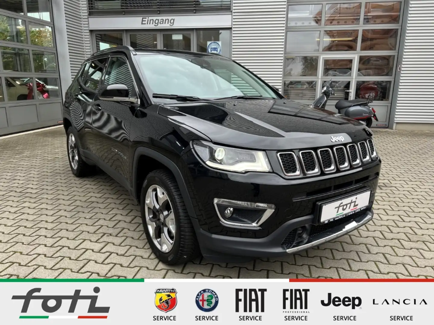 Jeep Compass Limited 1.4 170PS Allrad Schiebedach Schwarz - 1