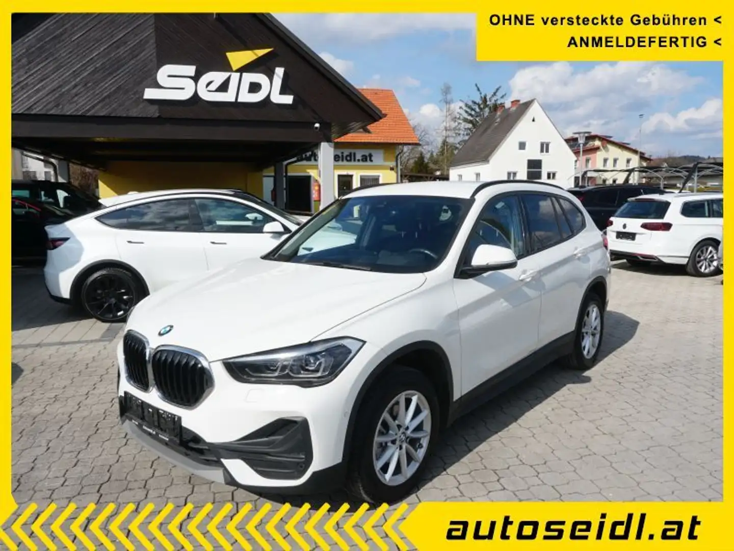 BMW X1 sDrive 16d Aut. *2022er+LED+NAVI* Weiß - 1