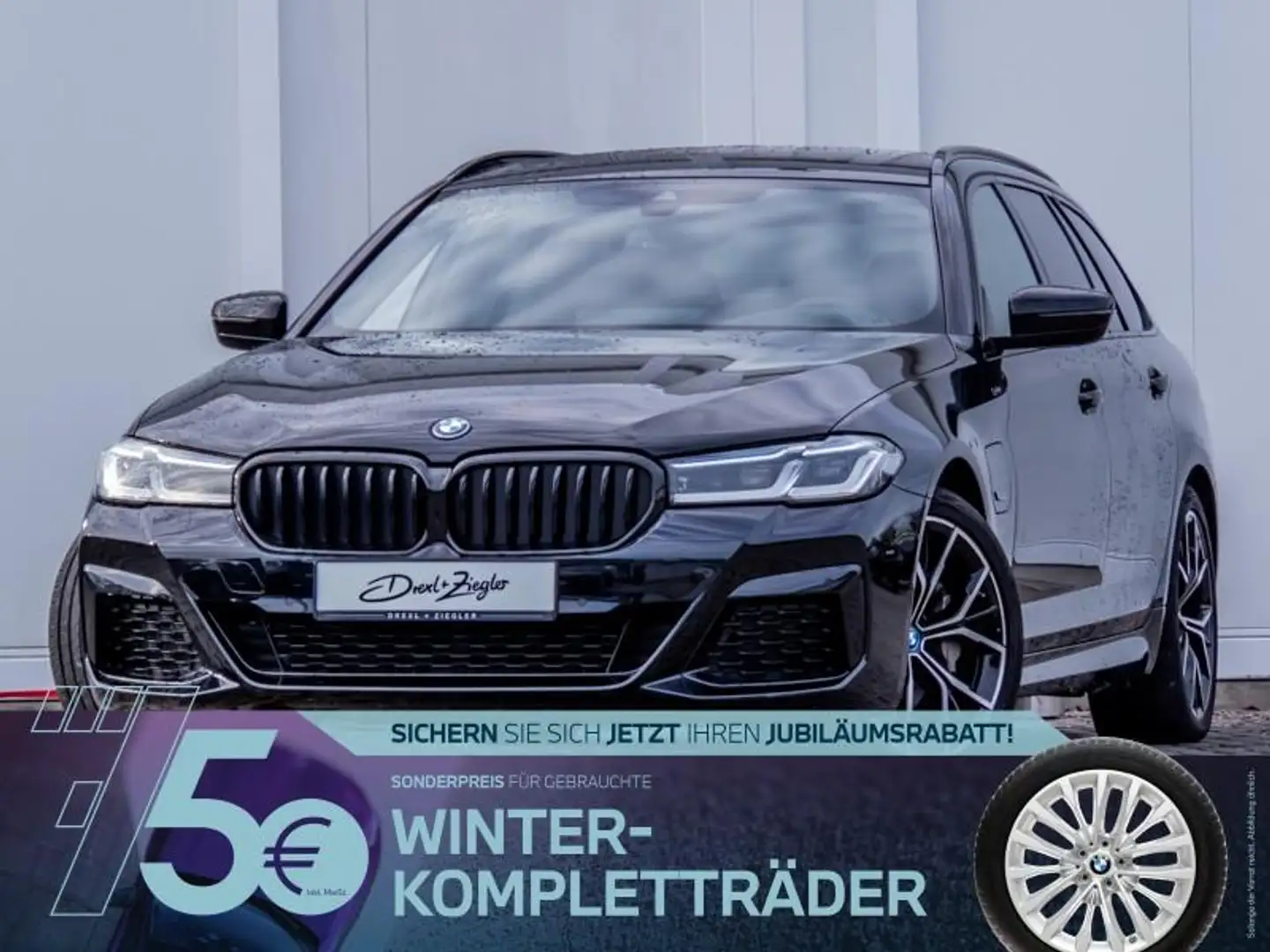 BMW 530 e xDrive Tour M-Sport AHK HiFi Laser HuD PanD Noir - 1