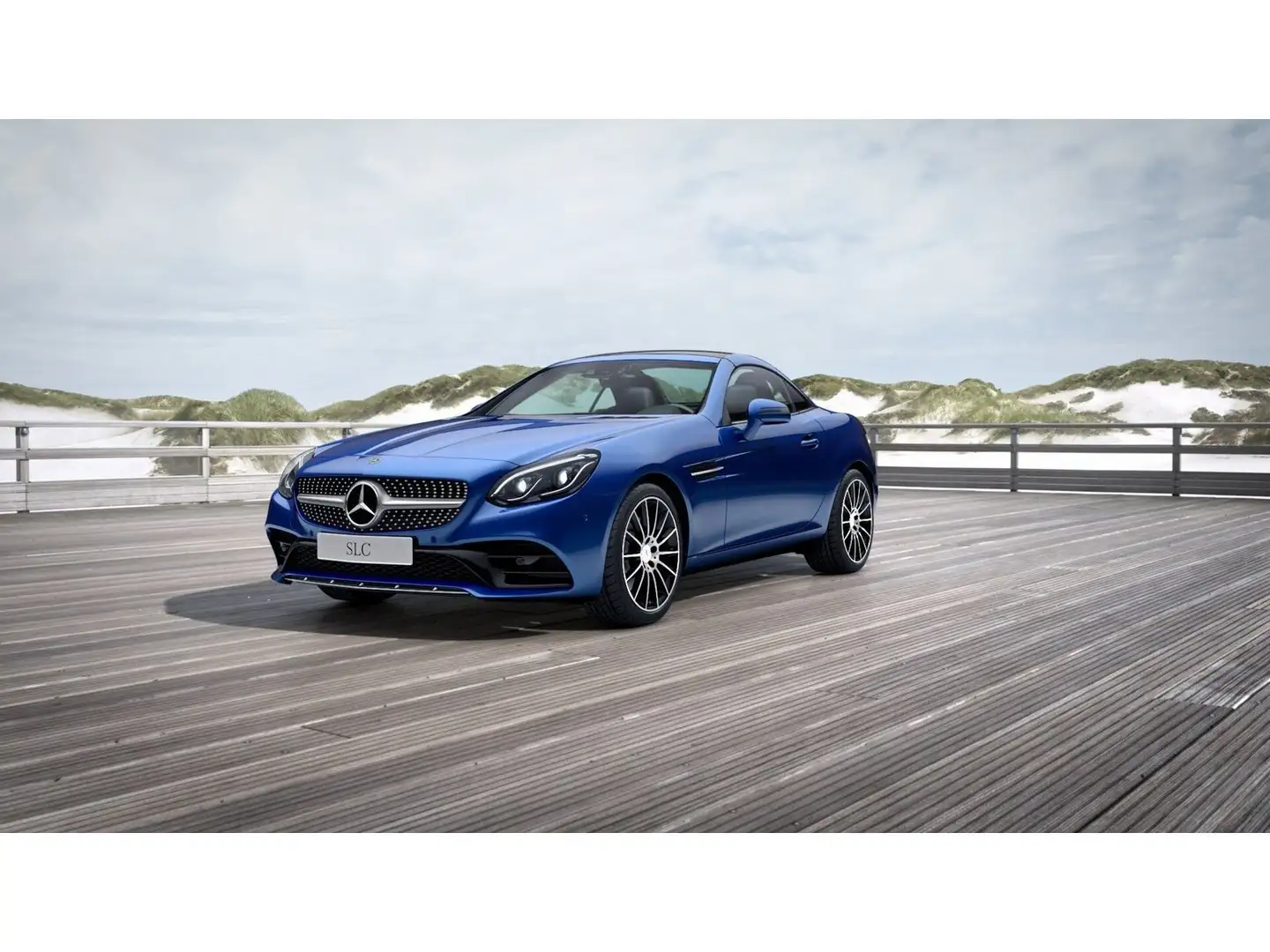 Mercedes-Benz SLC 300 AMG Memo AIRSCARF Pano ILS HifiHK Comand Azul - 2