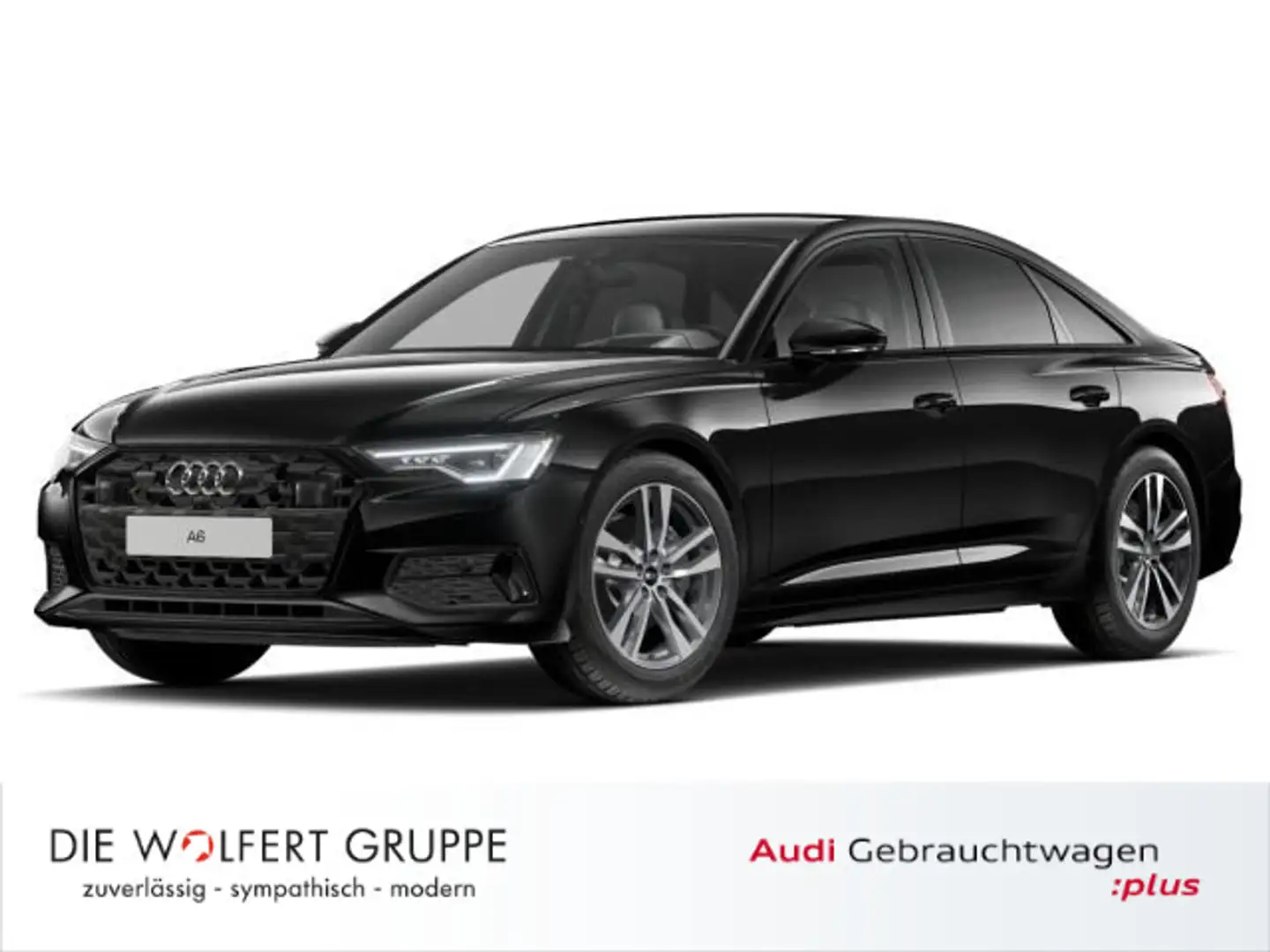 Audi A6 advanced 45 TFSI quattro S tronic Zwart - 1