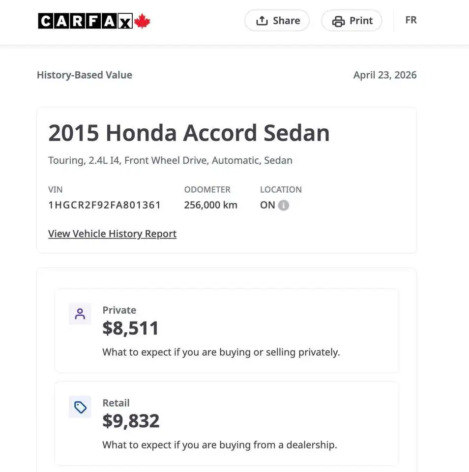 Honda Accord снимка Honda Accord