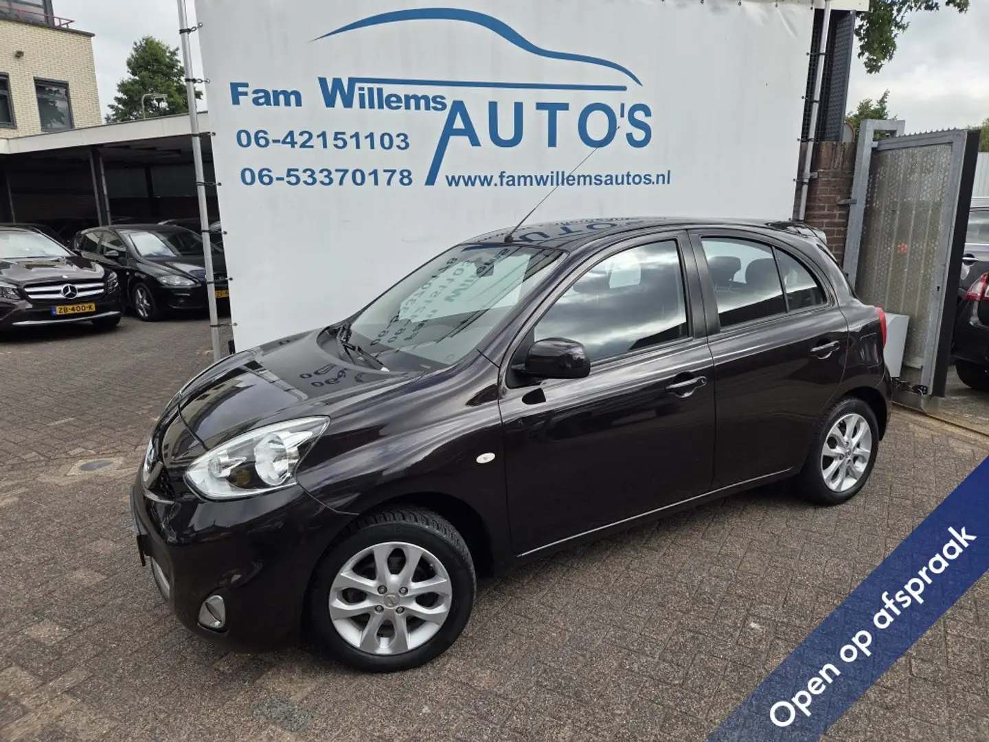 Nissan Micra 1.2 Connect Edition Paars - 1