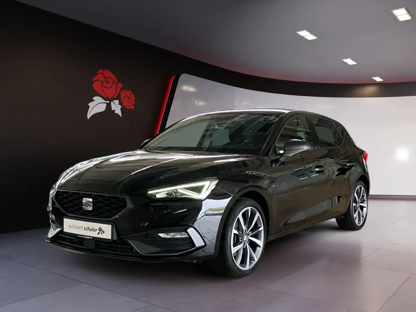 SEAT Leon 1.4 e-Hybrid FR LED Navi SHZ Rfk Schwarz - 2