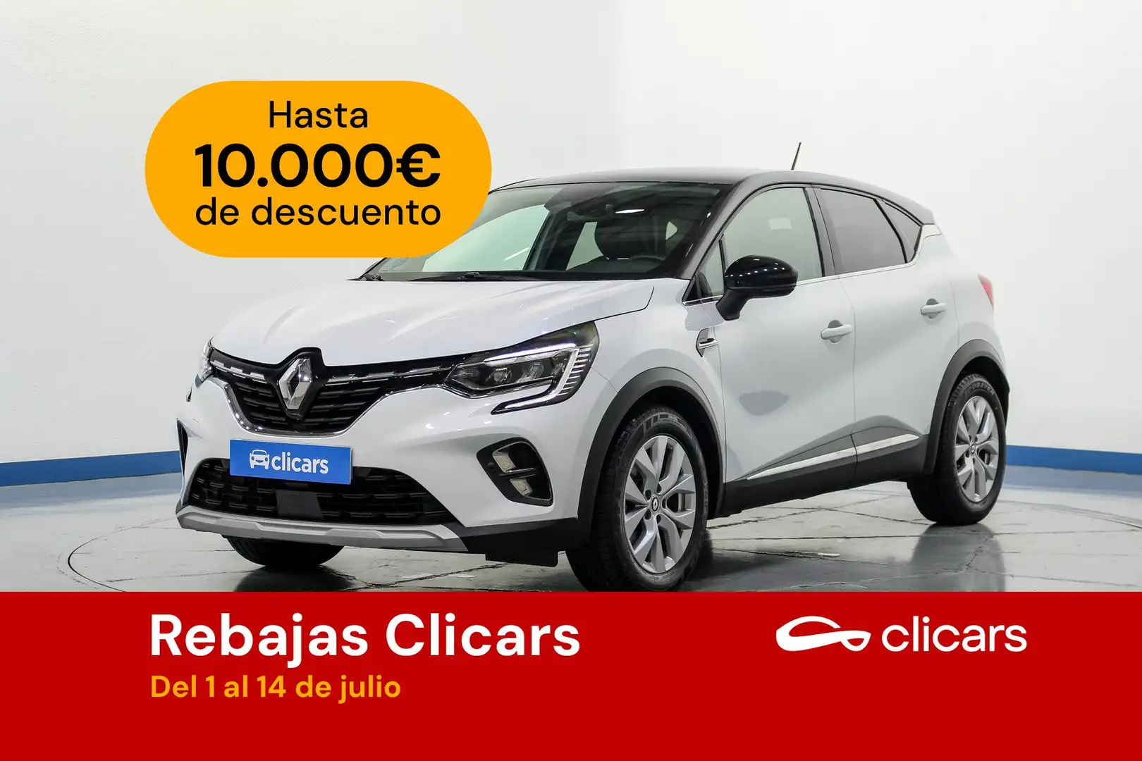 Renault Captur E-TECH Híbrido Techno 105kW Blanco - 1