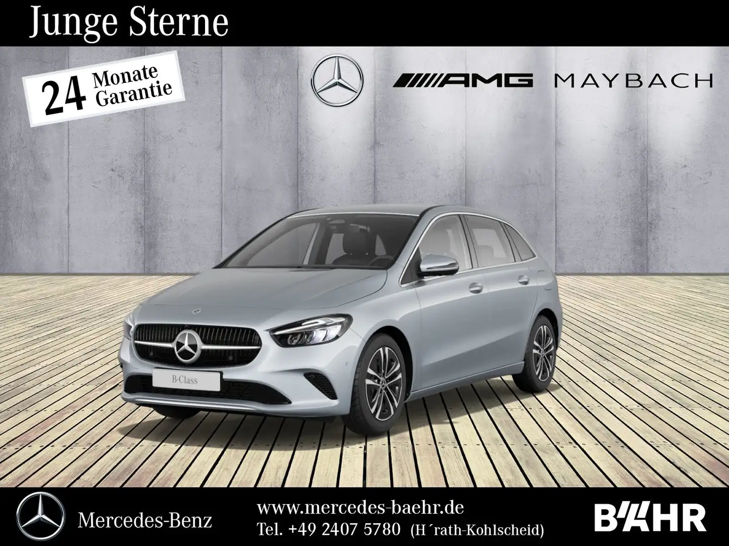 Mercedes-Benz B 200 B 200 d Progressive/MBUX-Navi/LED/RFK/LMR-17" Silber - 1