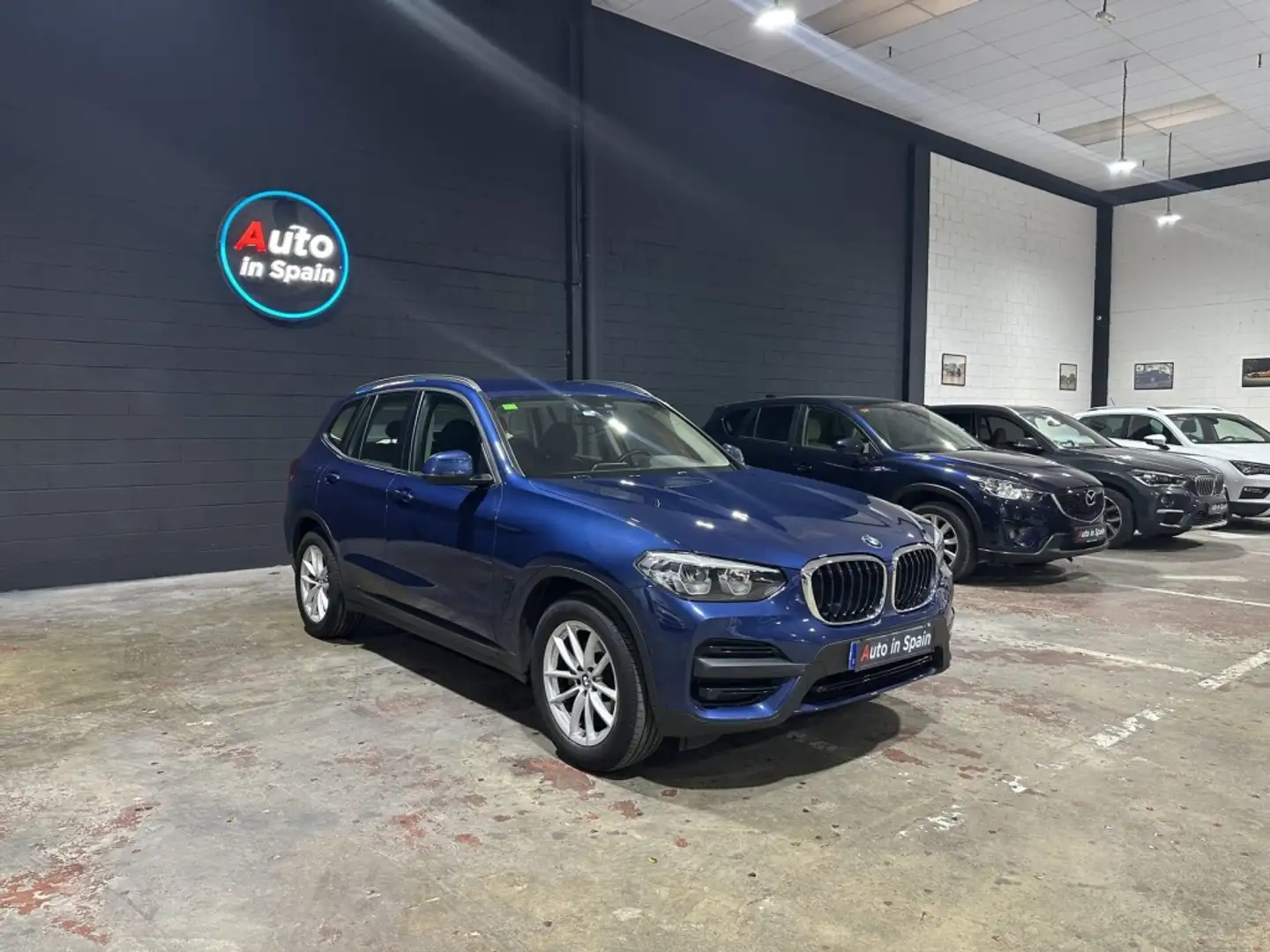 BMW X3 xDrive 20dA Bleu - 1