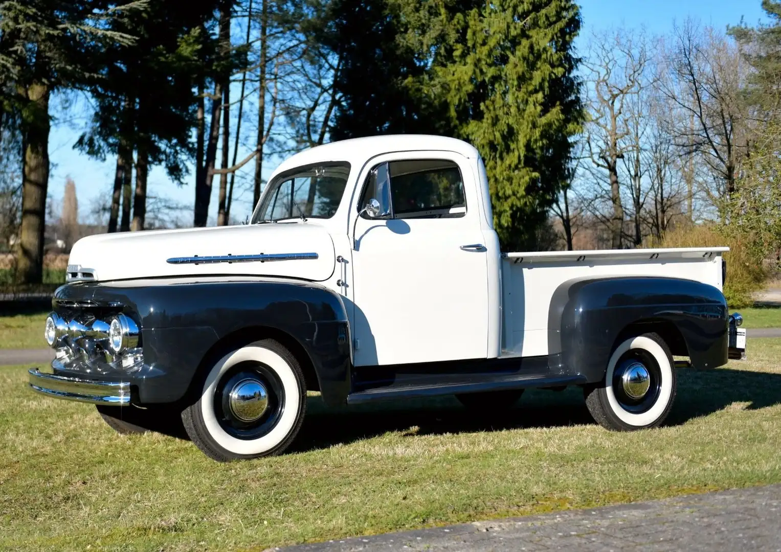 Ford F 100 F 1 Pick-Up Blanc - 2