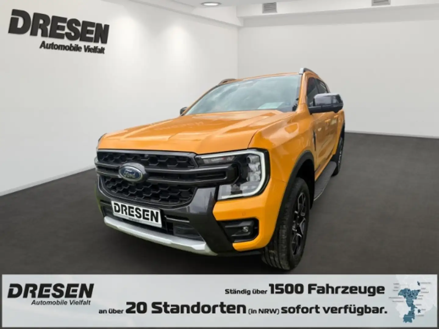 Ford Ranger e-4WD Doppelkabine 3.0 EcoBlue Wildtrak + AHK + Te Naranja - 1
