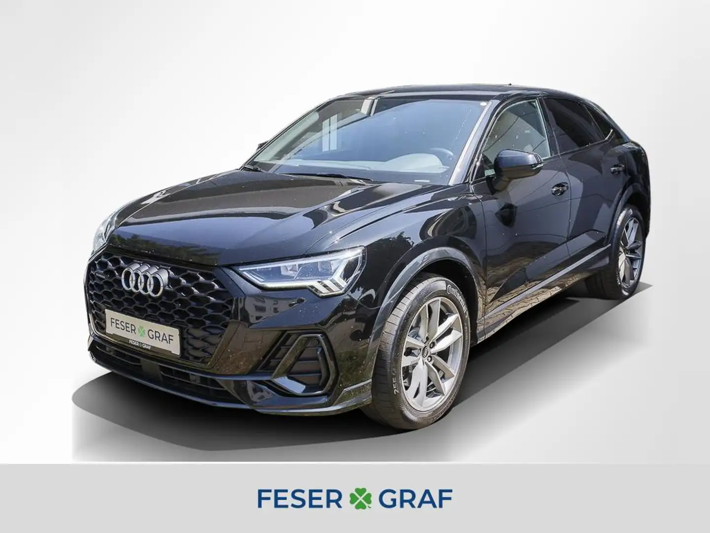 Audi Q3 Sportback 40 TDI qu. S Tronic ACC AHK LED Navi Schwarz - 1