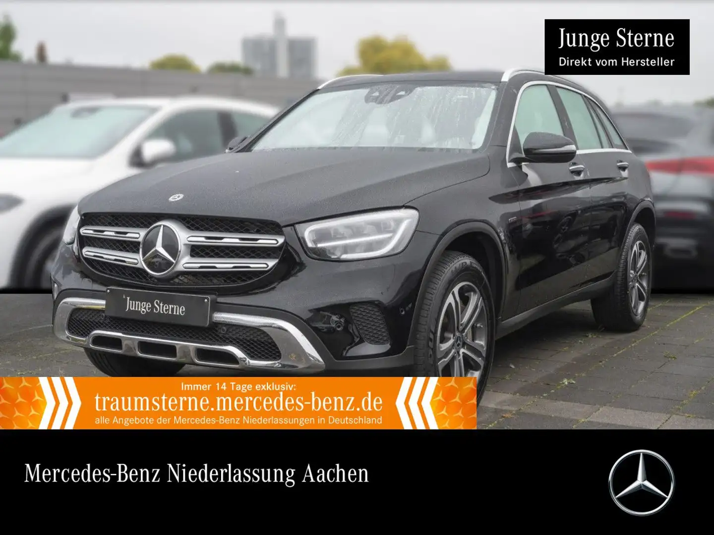 Mercedes-Benz GLC 300 e 4M AHK+LED+KAMERA+SPUR+TOTW+KEYLESS+9G Schwarz - 1