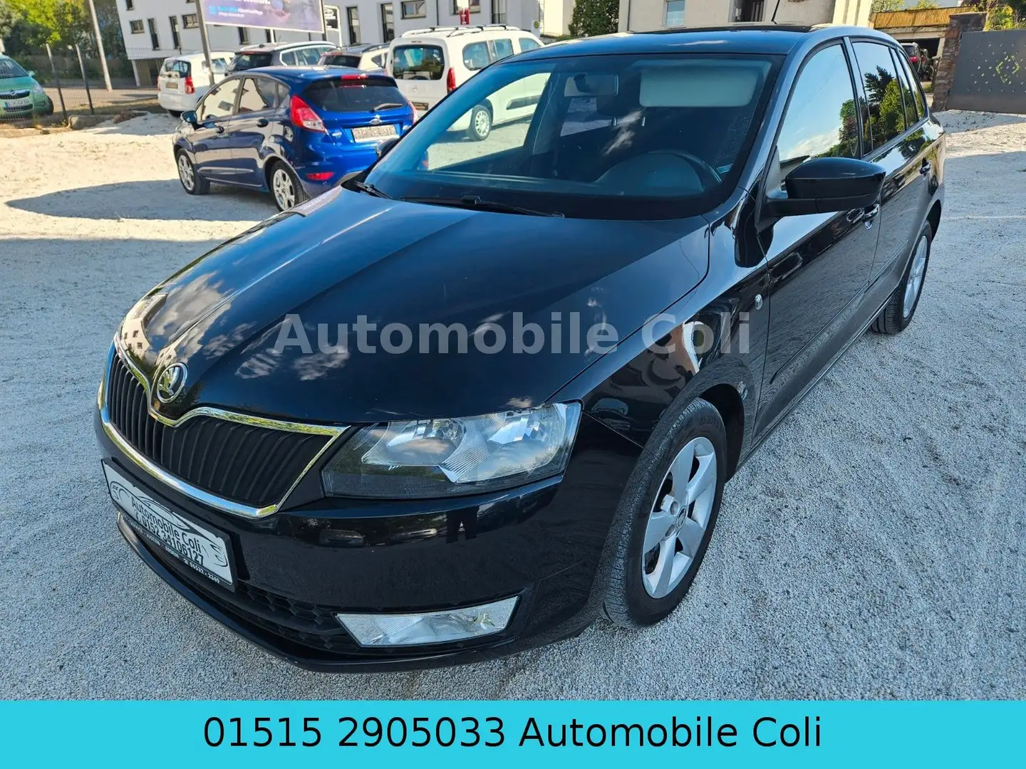 Skoda Rapid/Spaceback Spaceback Ambition+Klima+Euro 5+PDC Noir - 1