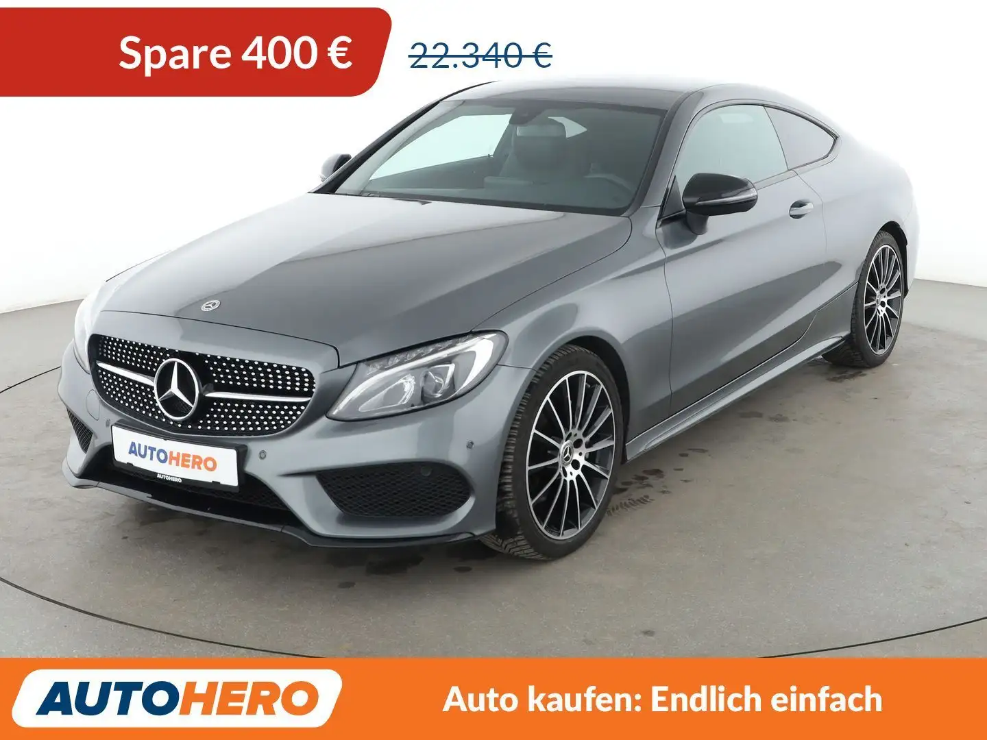Mercedes-Benz C 200 AMG Line*LED*TEMPO*PDC*SHZ*KLIMA*GARANTIE* Grau - 1