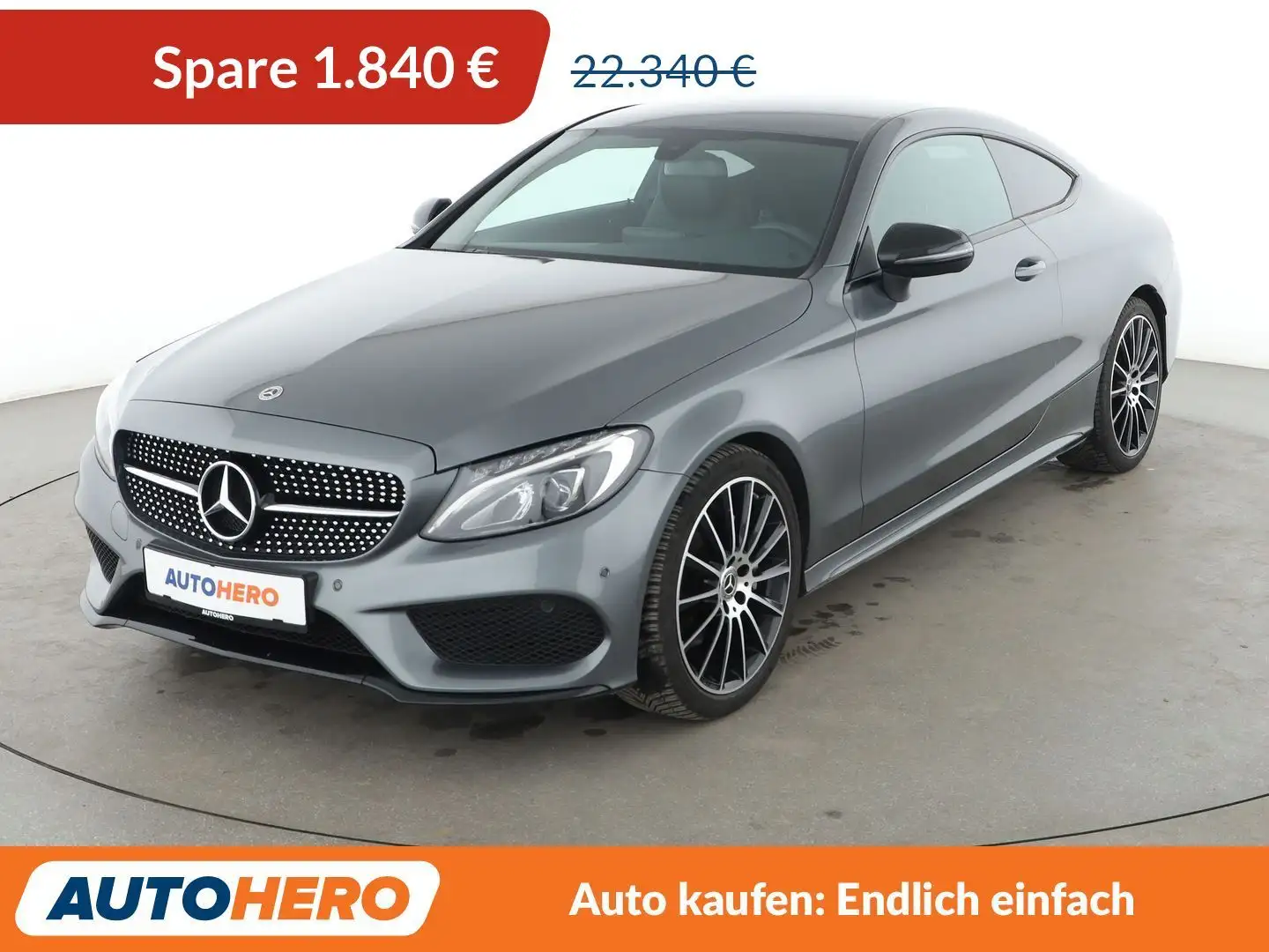 Mercedes-Benz C 200 AMG Line*LED*TEMPO*PDC*SHZ*KLIMA*GARANTIE* Grau - 1
