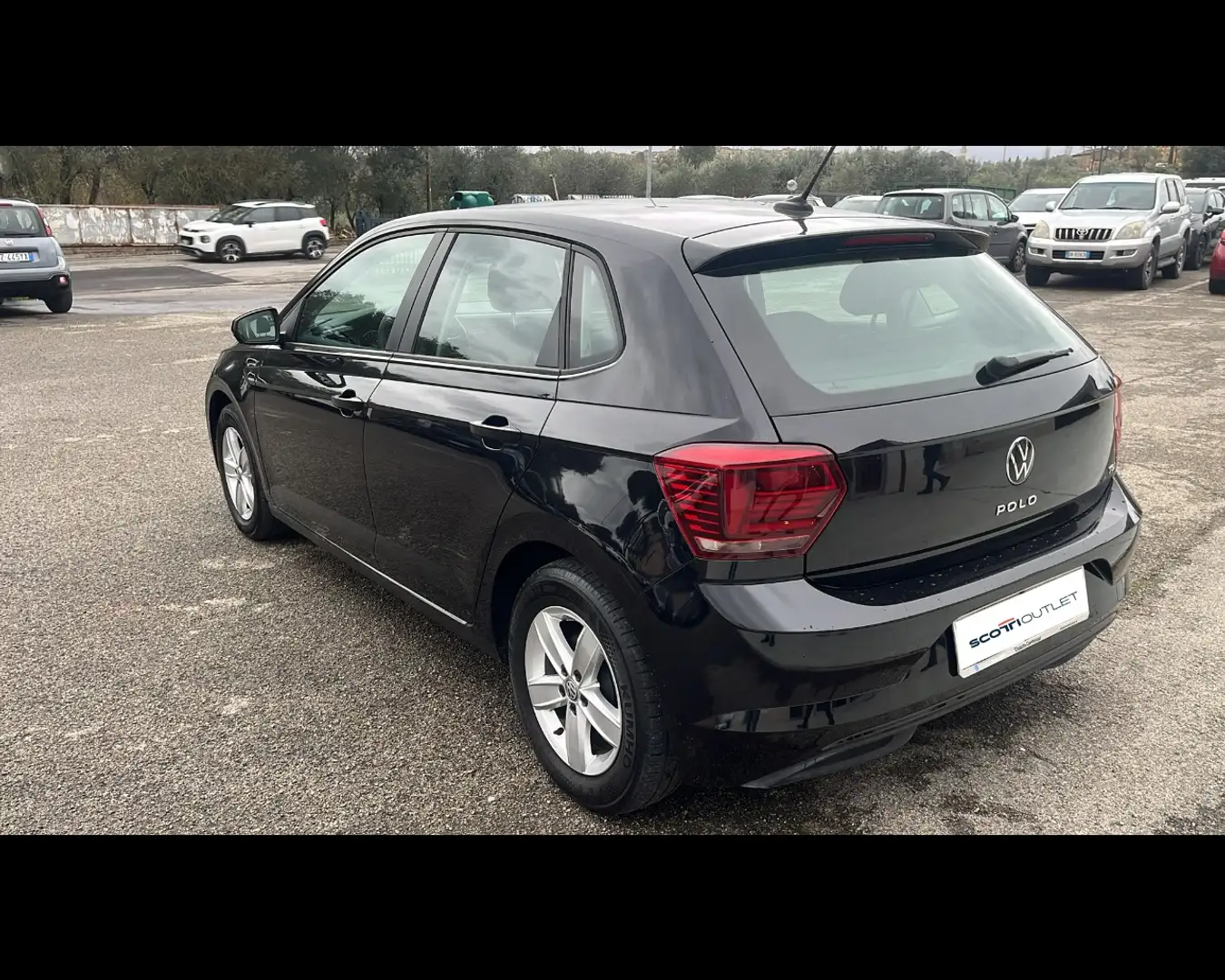 Volkswagen Polo 5p 1.0 tgi Comfortline 90cv my19 Чорний - 2