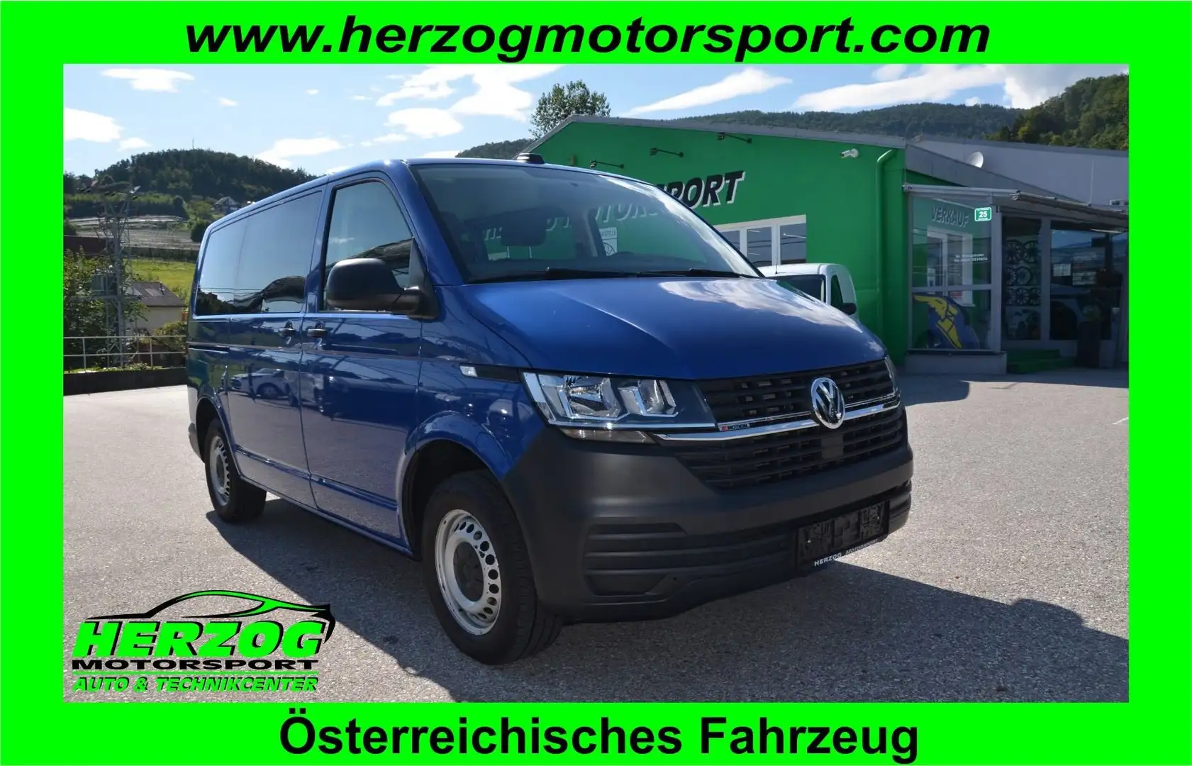 Volkswagen T6 Kombi T6 KR 2,0 TDI 4Motion DSG 9.SITZE TEMPO KAMERA 1.B Blau - 1