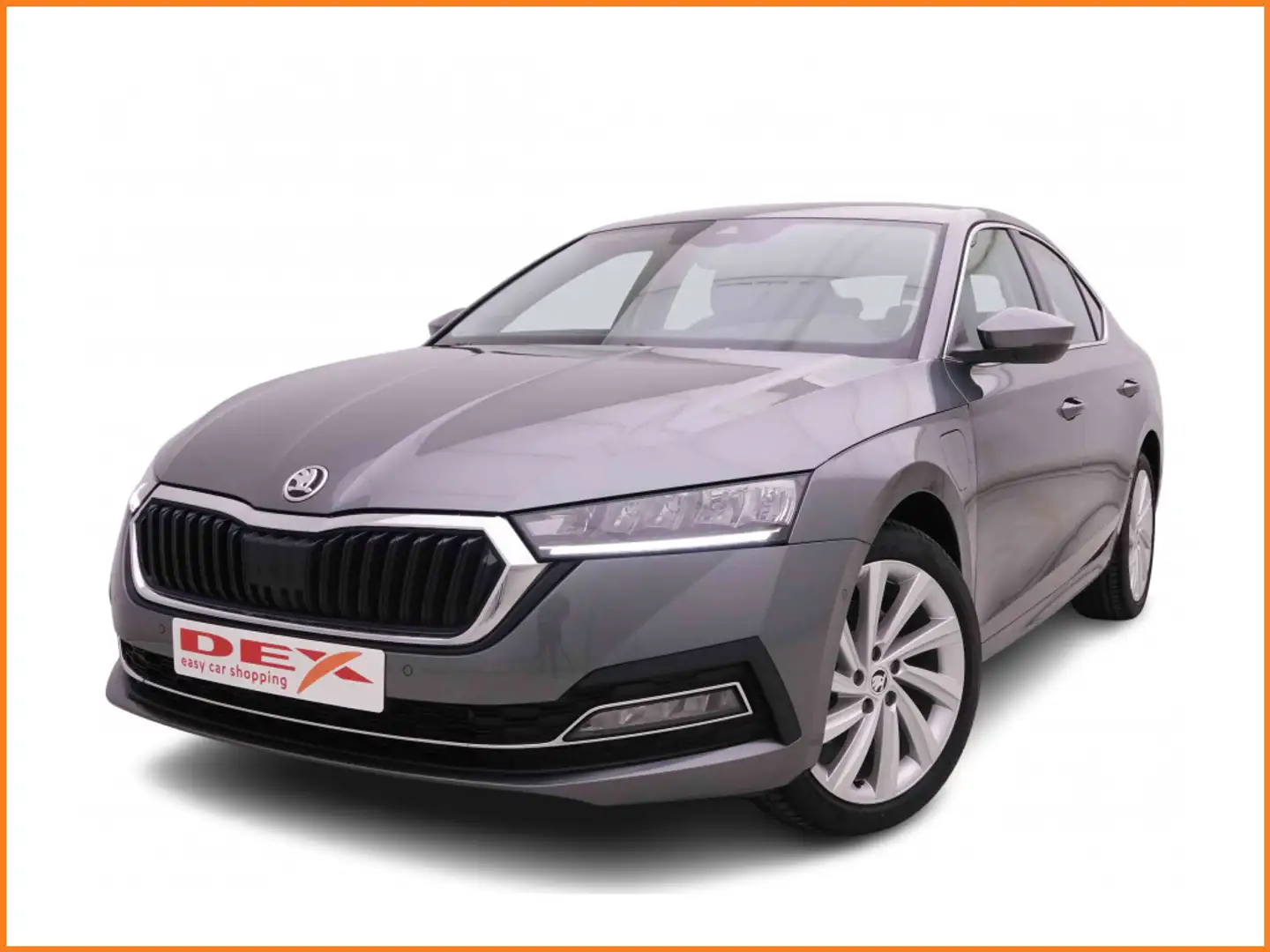 Skoda Octavia 1.4TSI PHEV 204 DSG + Keyless + Alu18 + Cam Grijs - 1
