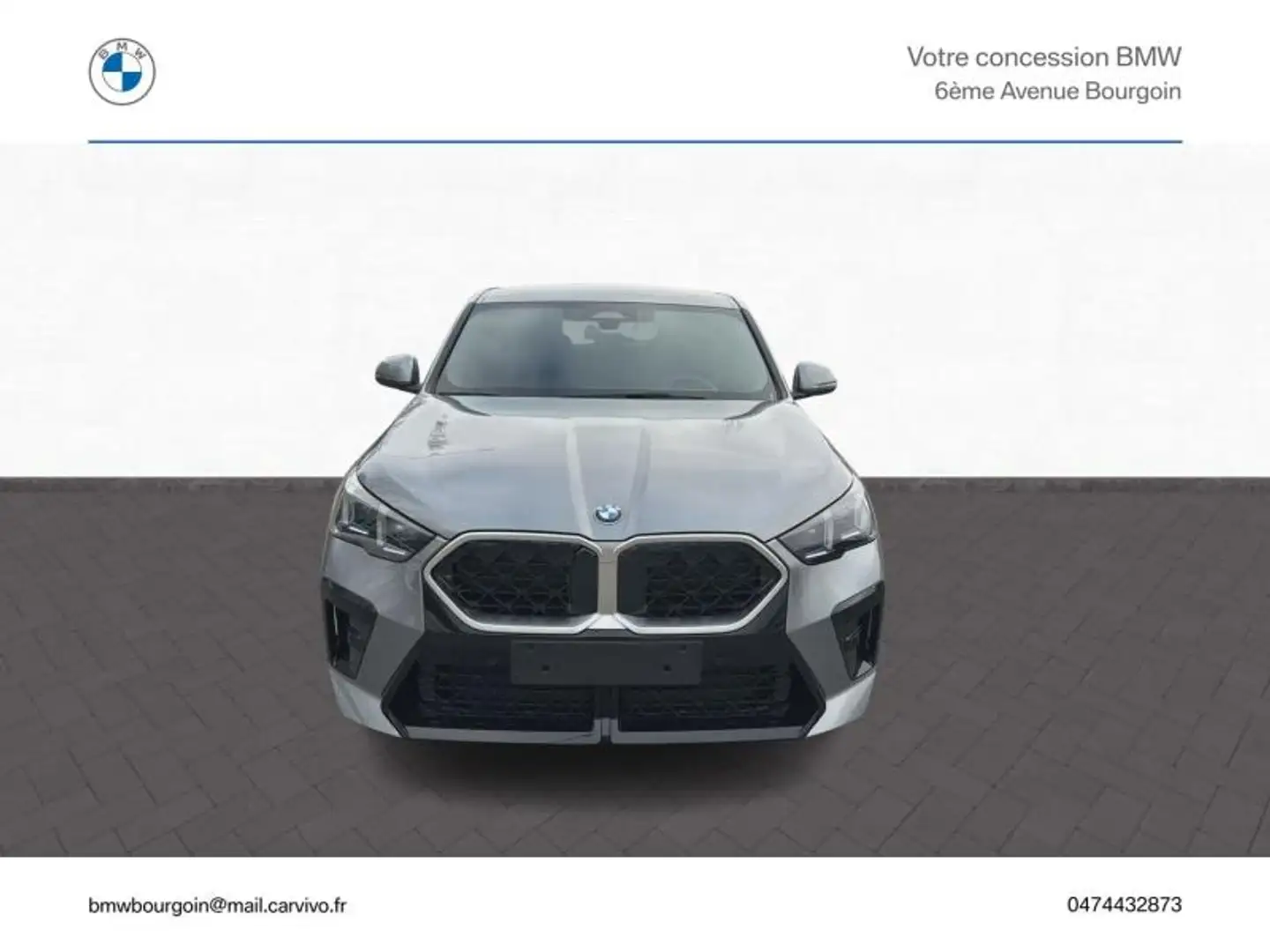 BMW X2 sDrive20dA 163ch M Sport DKG7 Gris - 2