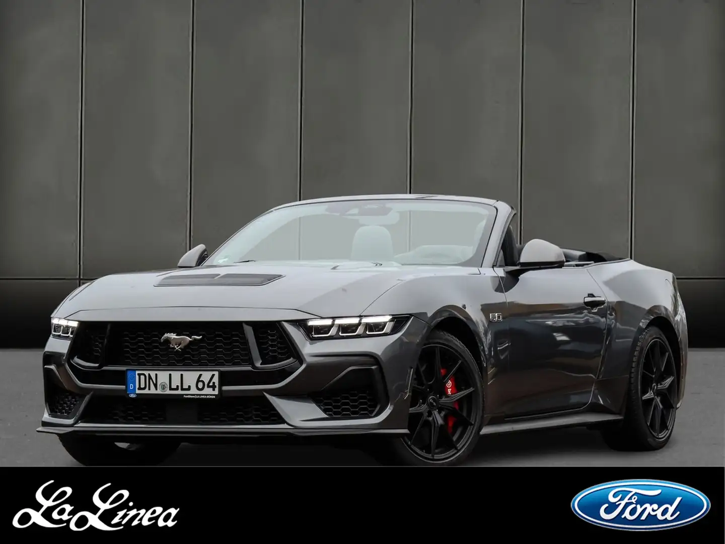 Ford Mustang Convertible GT 5.0 V8 Сірий - 1