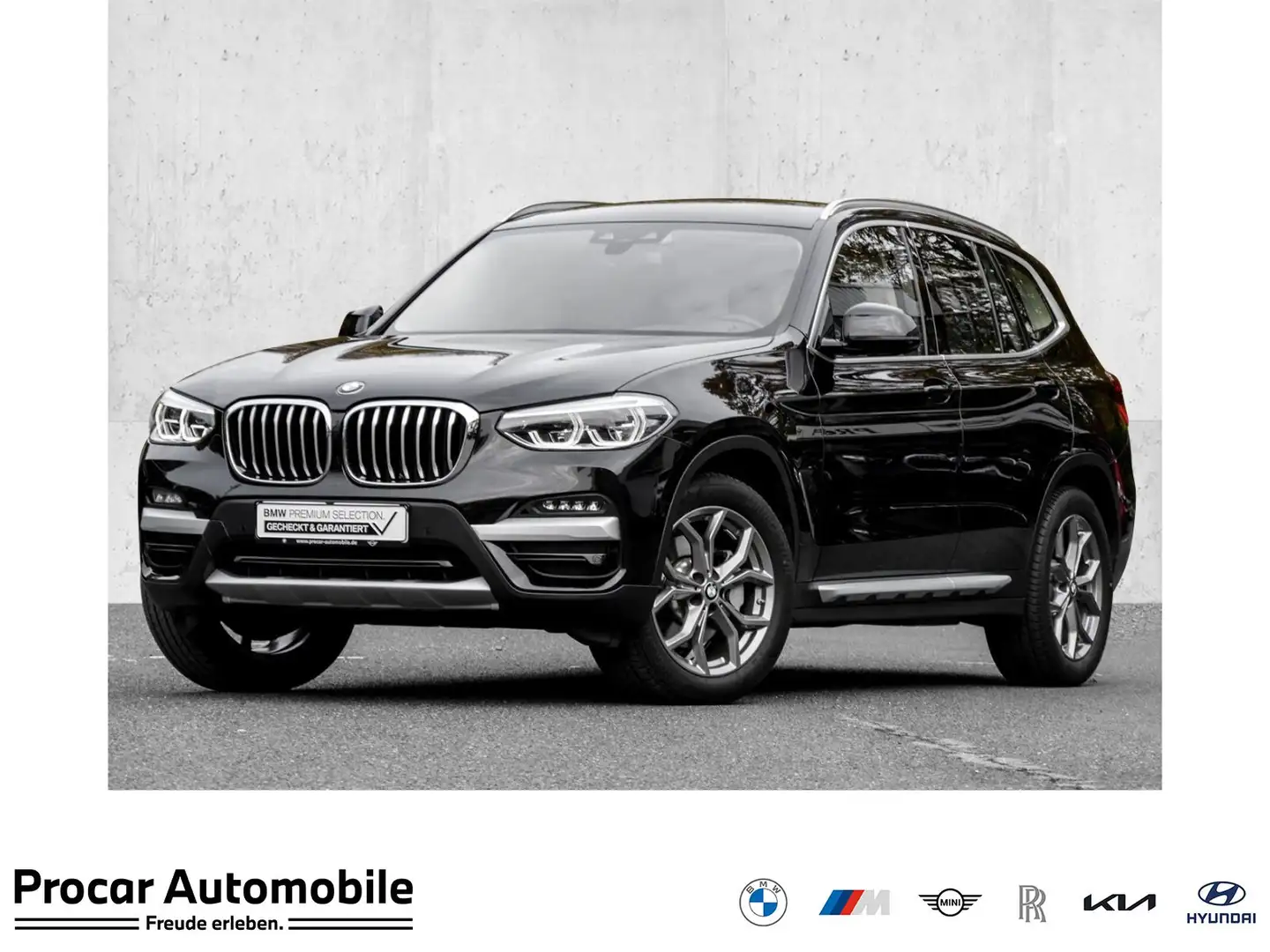 BMW X3 xDrive30d X LINE+AHK+ADAPT.LED+PA+HiFi Schwarz - 1