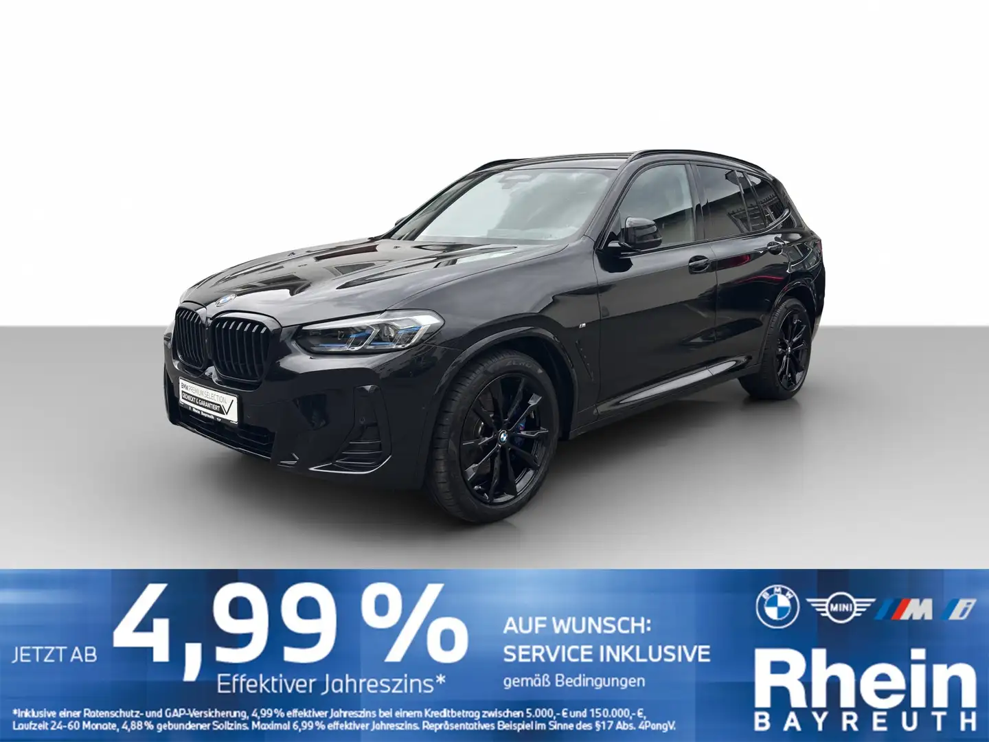 BMW X3 xDrive30d M Sport Laser HUD AHK Standheizung Laser Schwarz - 1