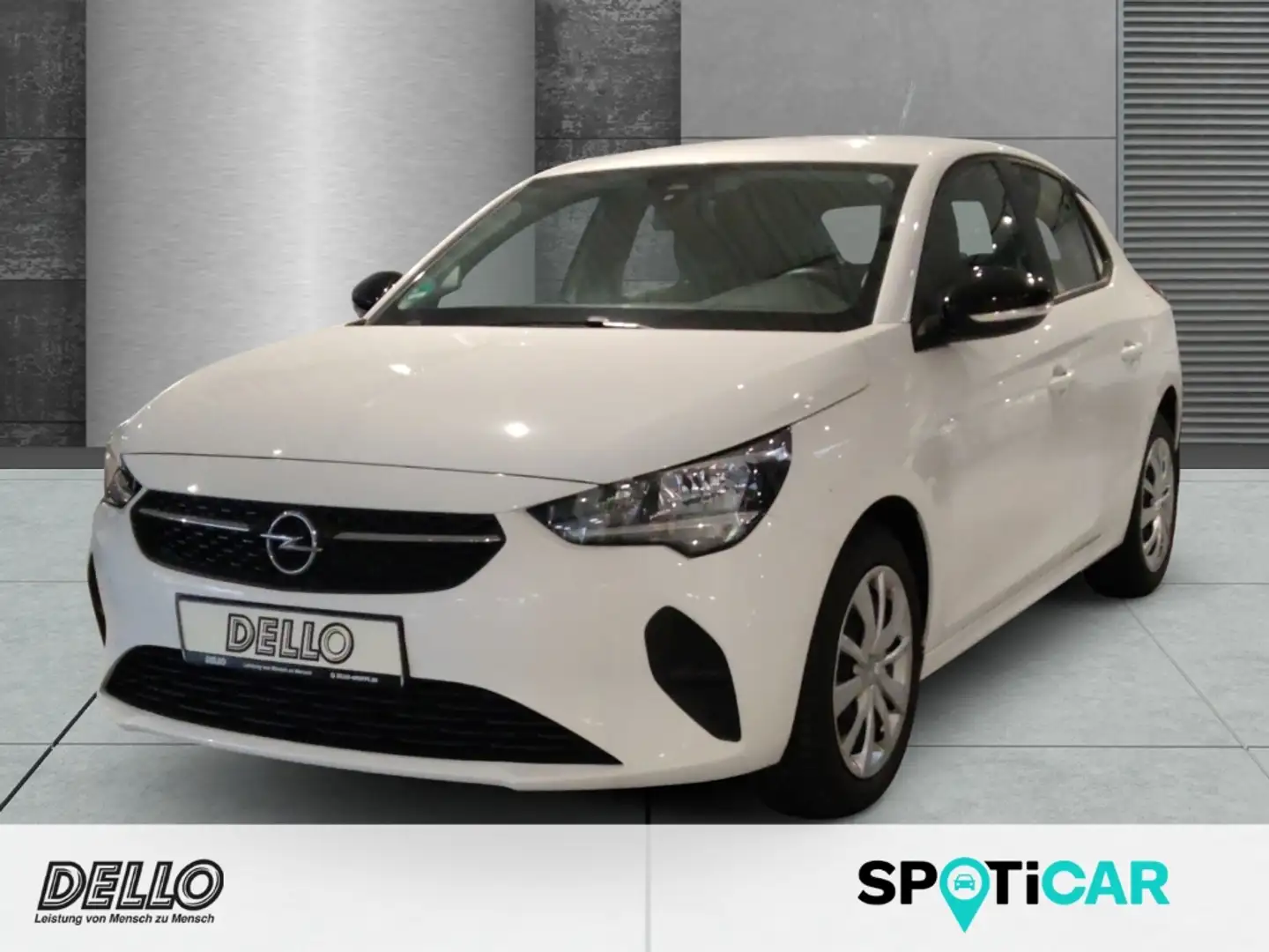 Opel Corsa Edition 1.5D Multimedia Navi Parkpilot,Apple CarPl Blanc - 1