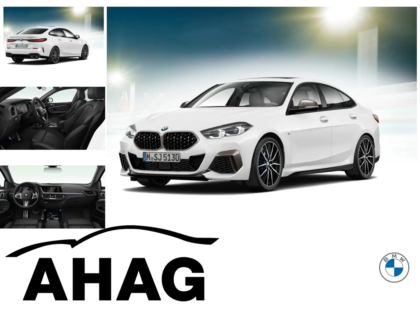 BMW 235 M235i xDrive Gran Coupe Steptronic Sport Aut. Weiß - 1