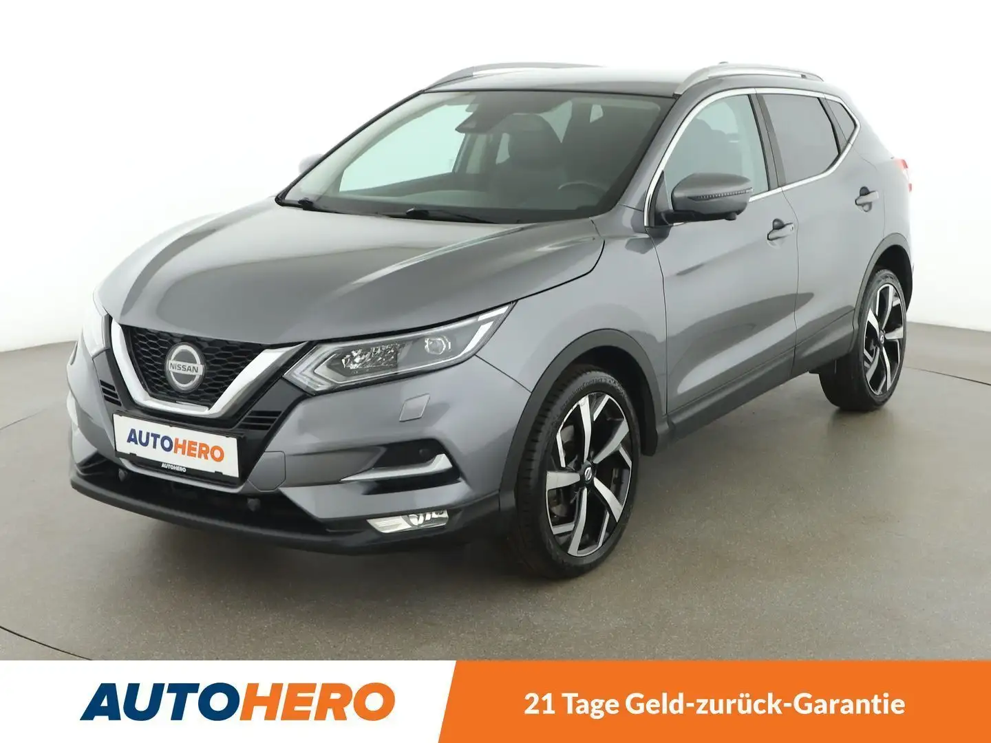 Nissan Qashqai 1.3 DIG-T Tekna Aut. *LED*SPUR*360°*NAVI* Gris - 1