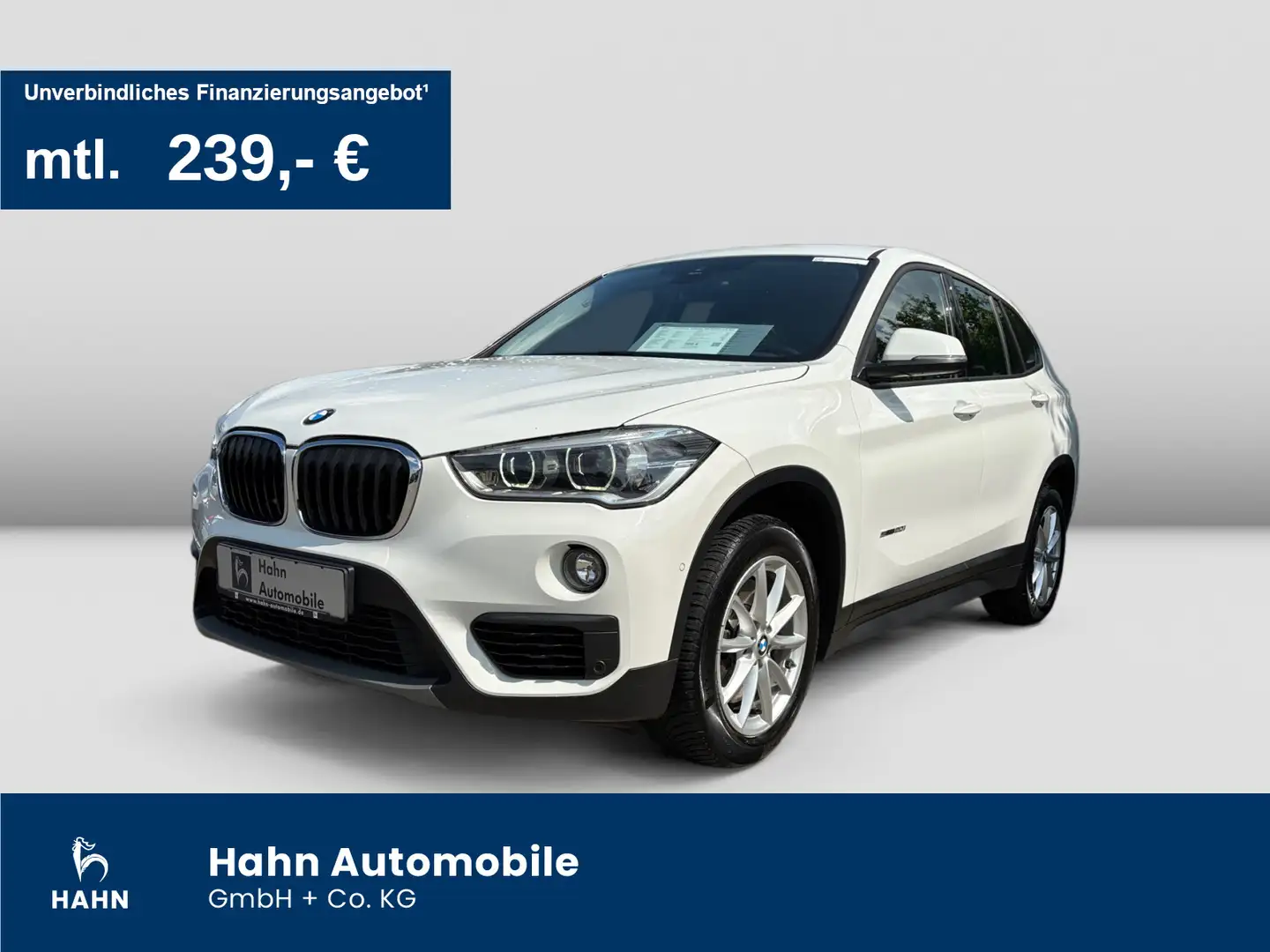 BMW X1 sDrive20i Aut. Advantage AHK PDC LED SHZ Navi Blanc - 1