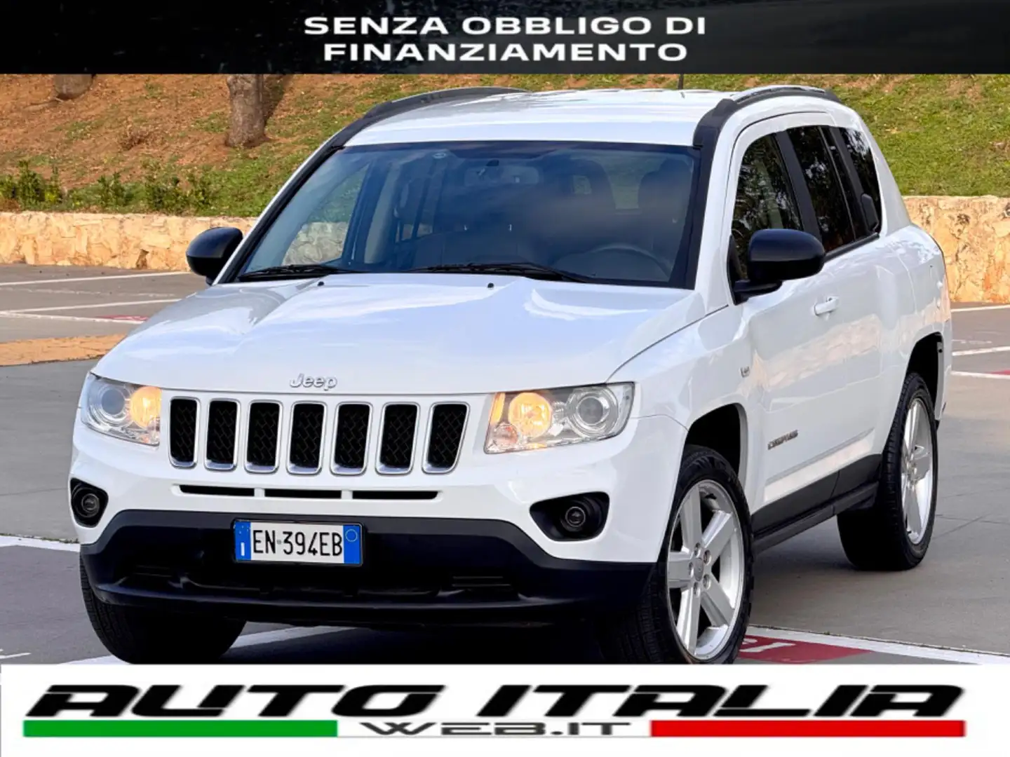 Jeep Compass 2.2 CRD LIMITED+NAVI+RCAM+18''+VSCURI+CRUISE Blanc - 1