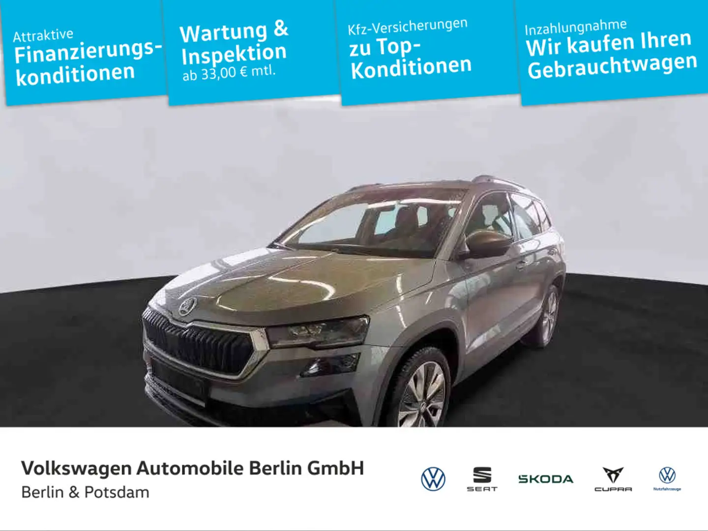 Skoda Karoq 1.5TSI DSG Style NAVI LED KAMERA Grau - 1