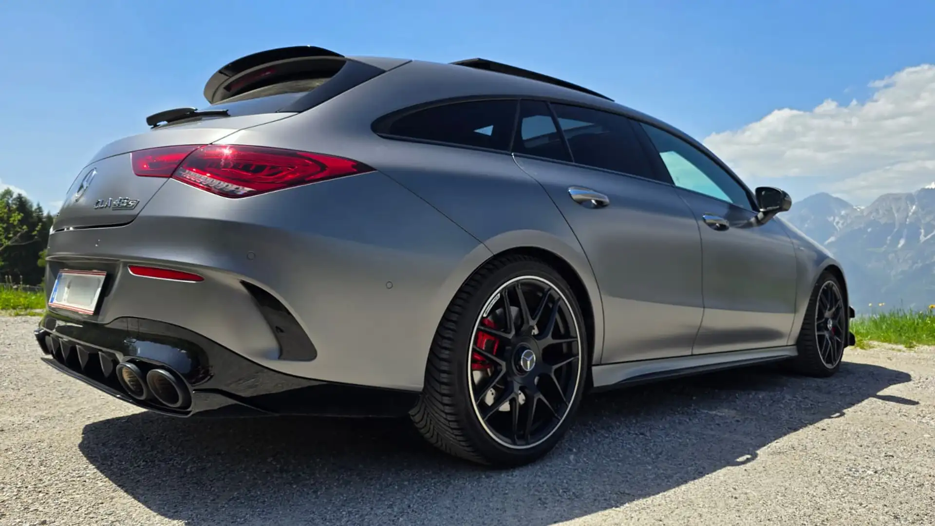 Mercedes-Benz CLA 45 AMG CLA 45 AMG S 4MATIC+ Aut, Service + Reifen neu, 360°, Burmester, Sport, Panoramadach, Aerodynamik Paket, Matrix-LED Grau - 1