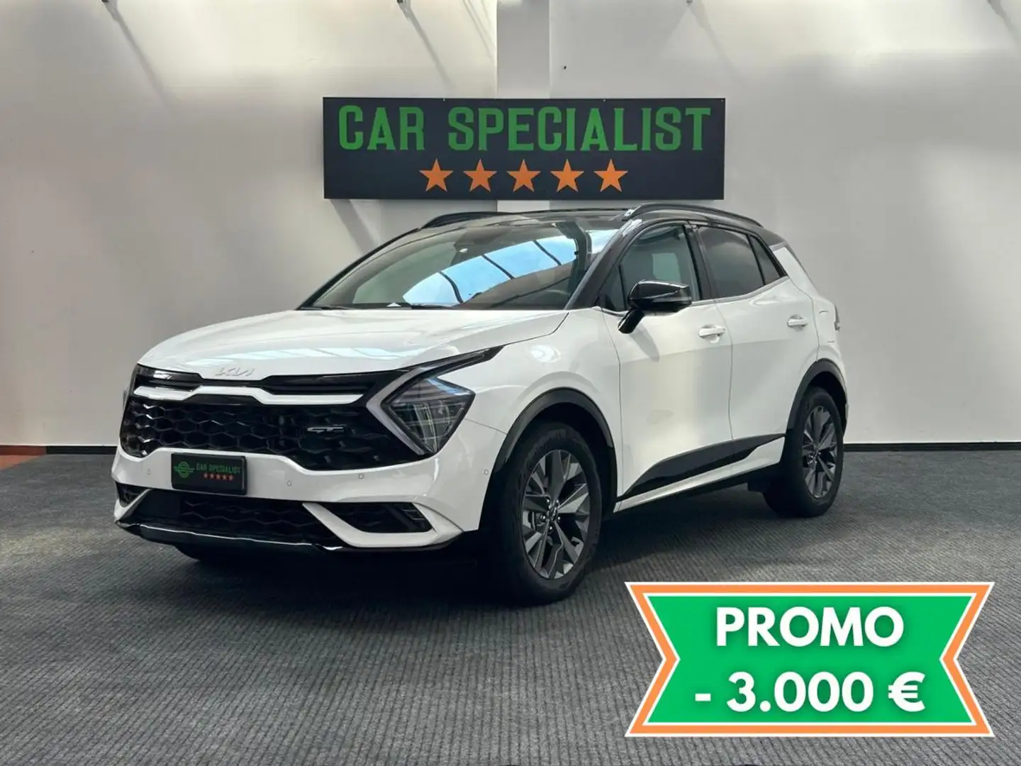 Kia Sportage 1.6 TGDi HEV AT GT-line UNIPROP.|TETTO|ACC|360° White - 1