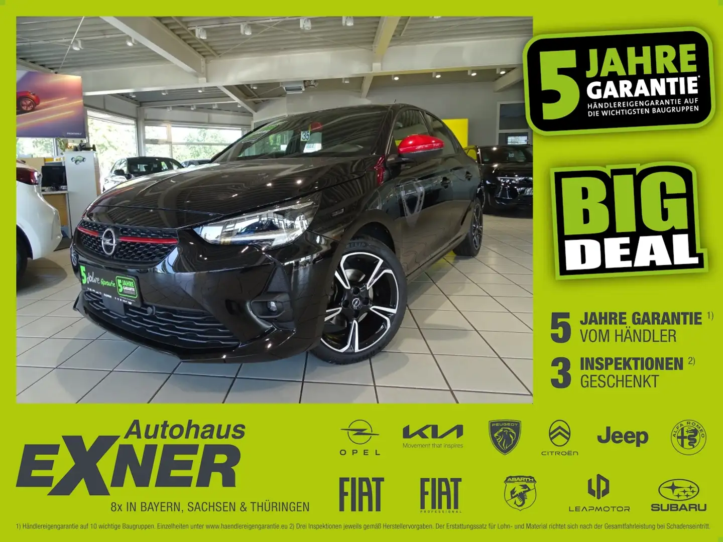 Opel Corsa F 1.2 Turbo GS LINE LED, Alu, Sitzheiz. Noir - 1