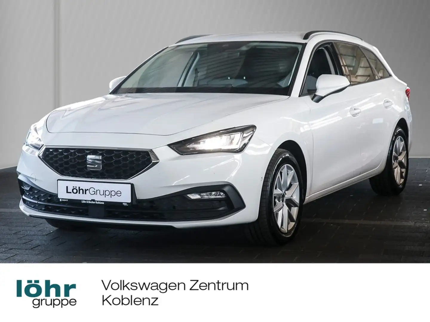 SEAT Leon ST 2.0 TDI DSG Style AHK/Navi/LED Weiß - 1