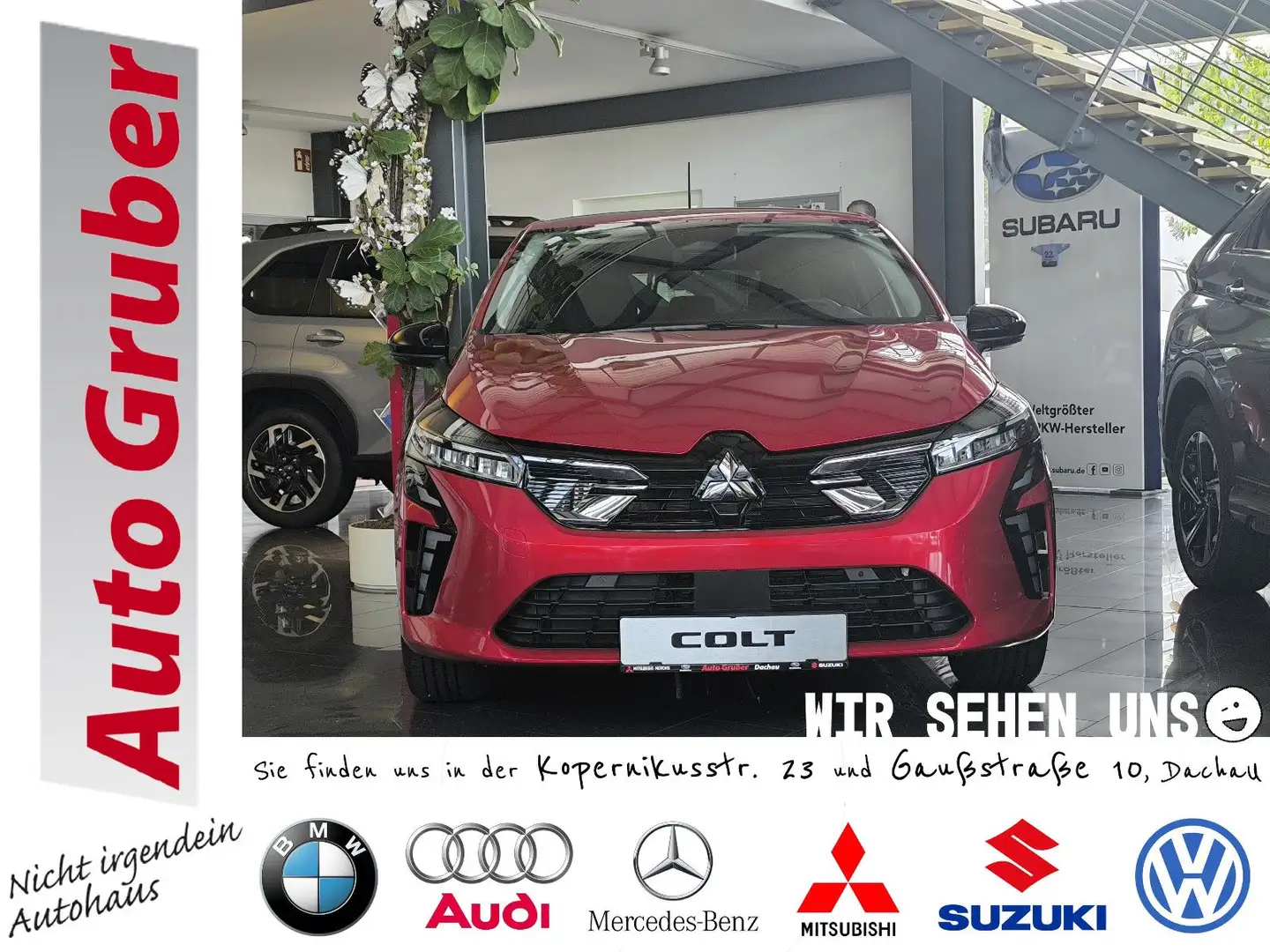 Mitsubishi Colt Plus DAB+*LED*Sthz*Spur*Dig.Kombi*Kamera*PD Rot - 1