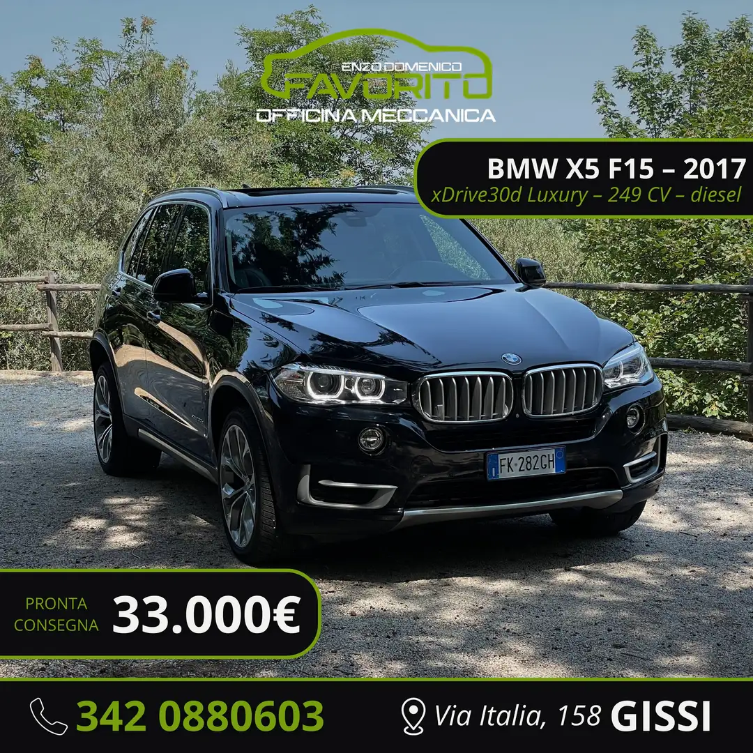 BMW X5 X5 F15 xdrive30d Luxury 249cv auto Černá - 1